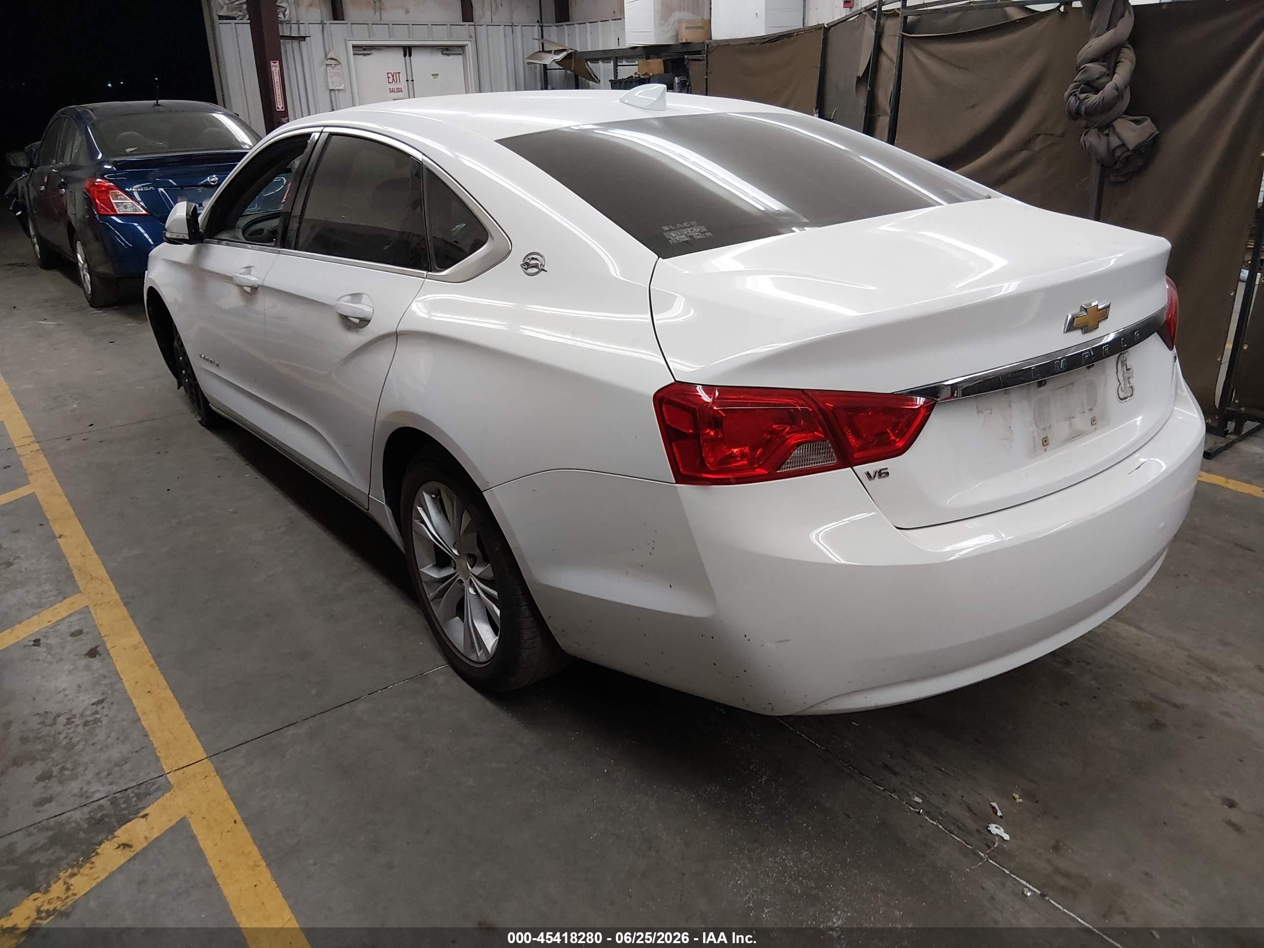 2015 Chevrolet Impala 2lt White vin: 2G1125S35F9203167