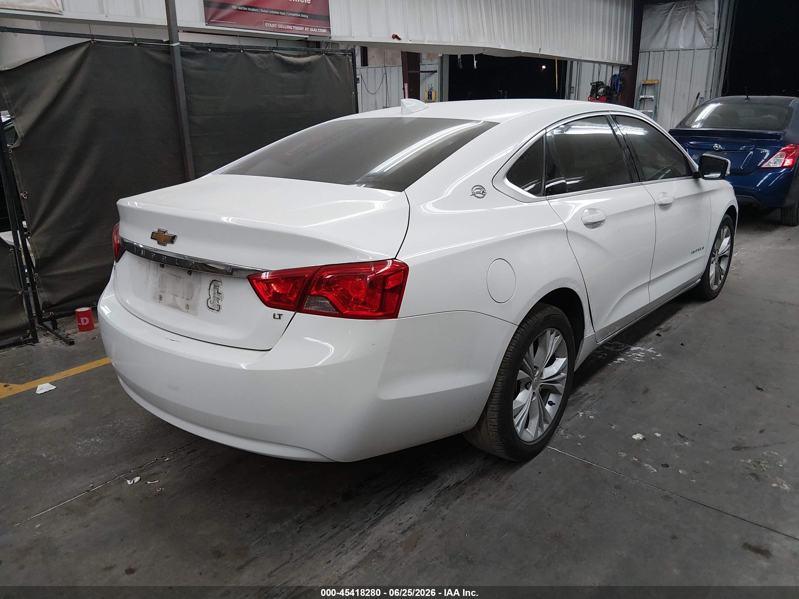 2015 Chevrolet Impala 2lt White vin: 2G1125S35F9203167