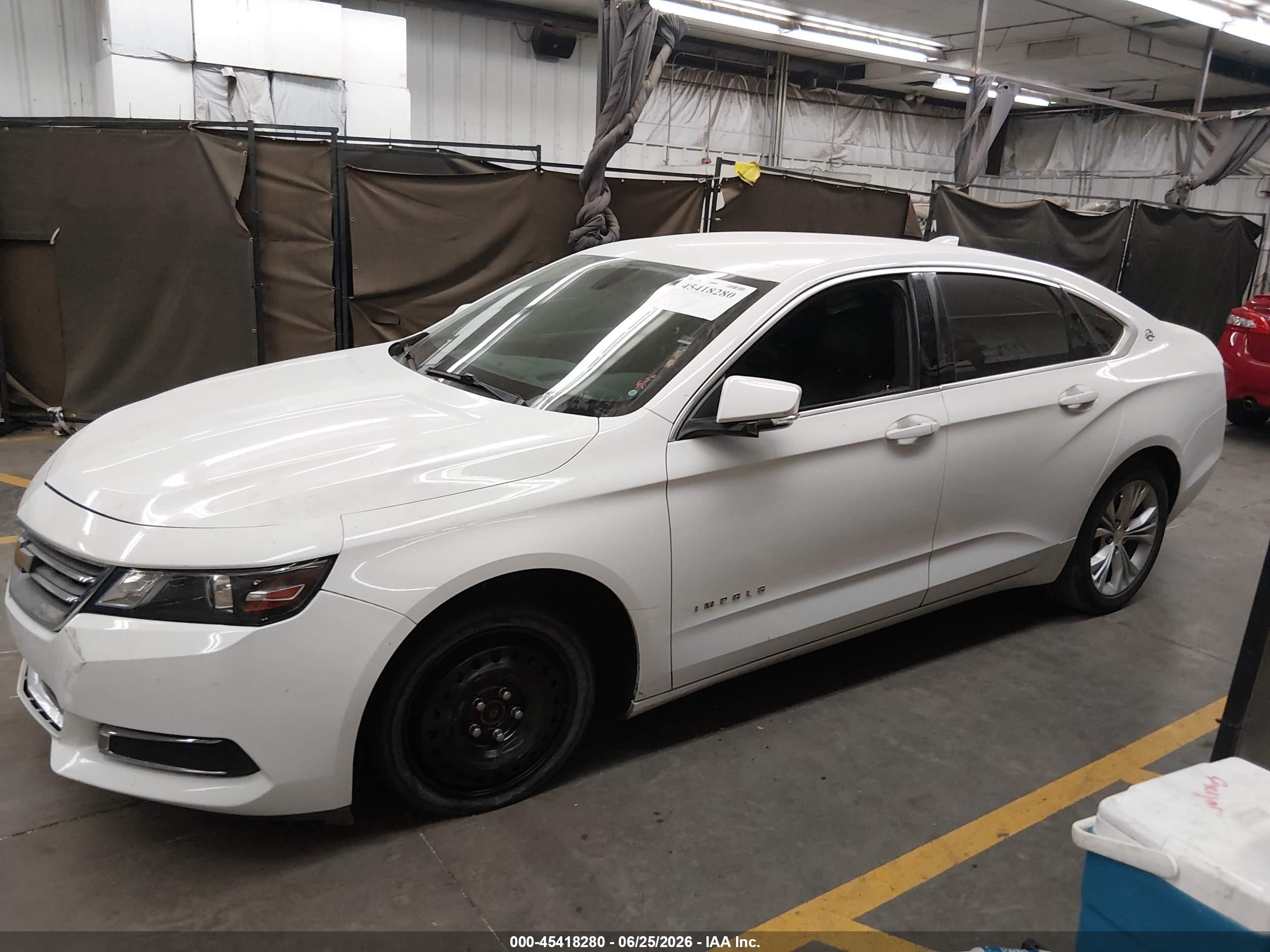 2015 Chevrolet Impala 2lt White vin: 2G1125S35F9203167