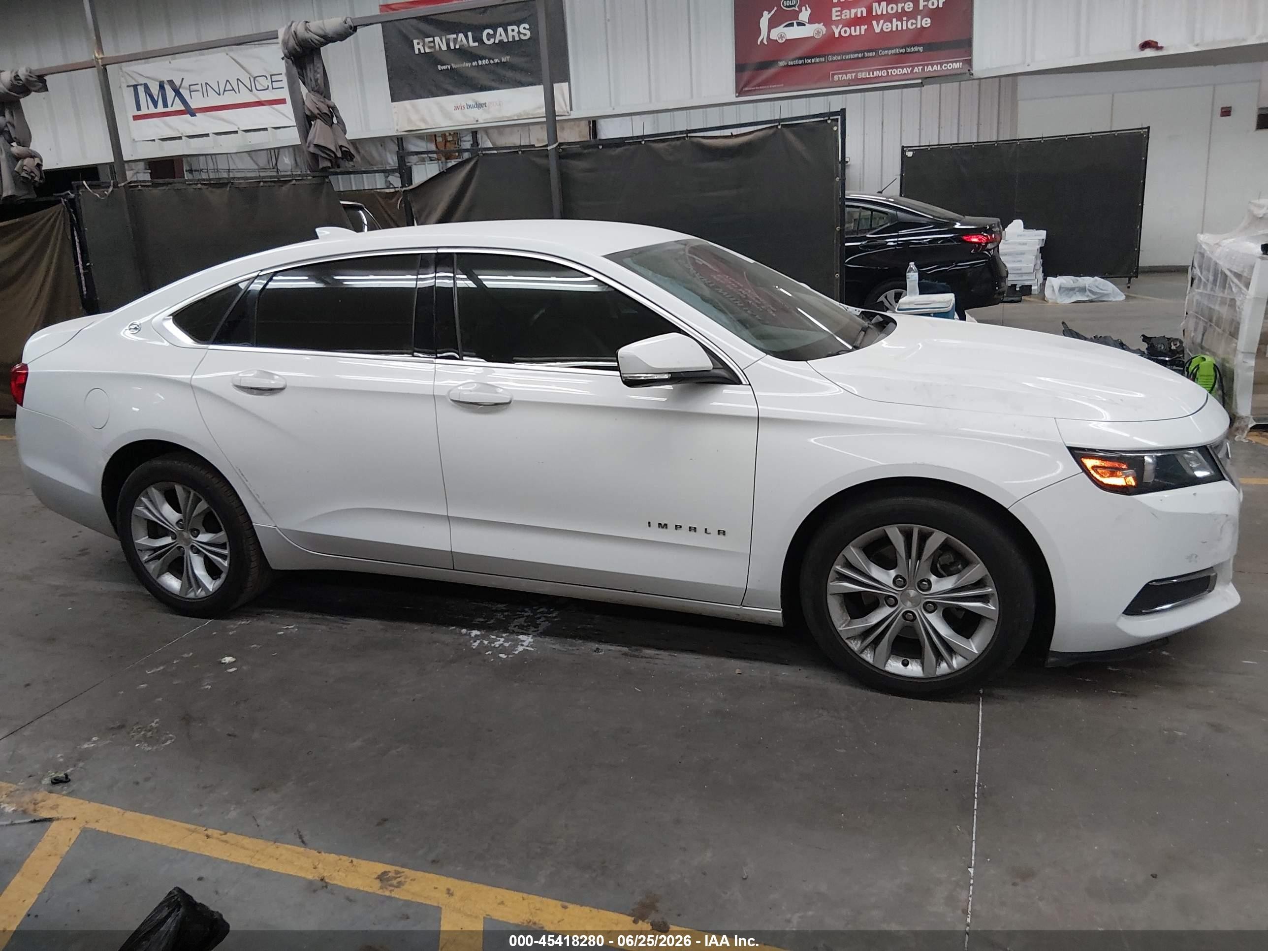 2015 Chevrolet Impala 2lt White vin: 2G1125S35F9203167