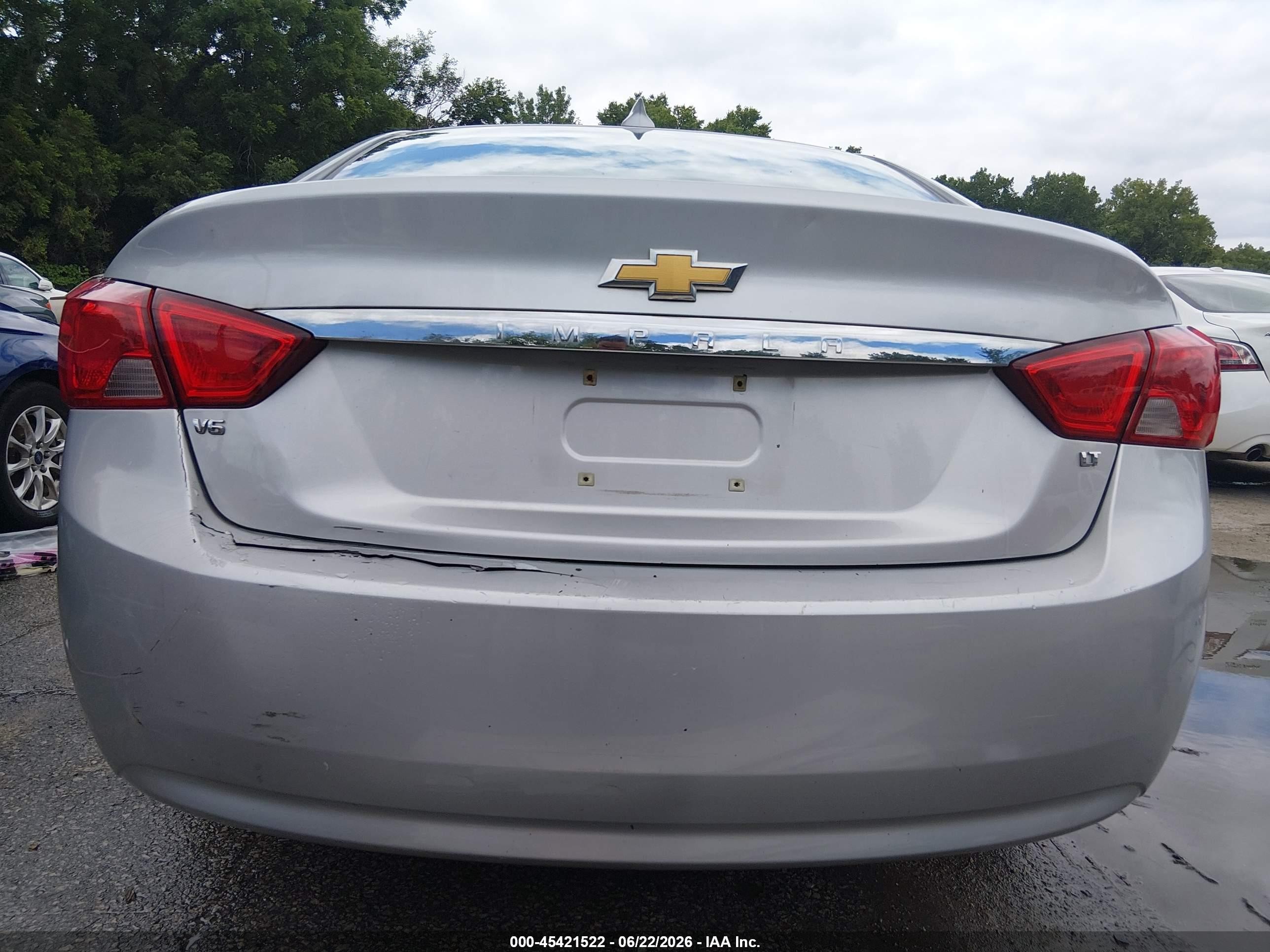 2015 Chevrolet Impala 2lt Silver vin: 2G1125S35F9264258