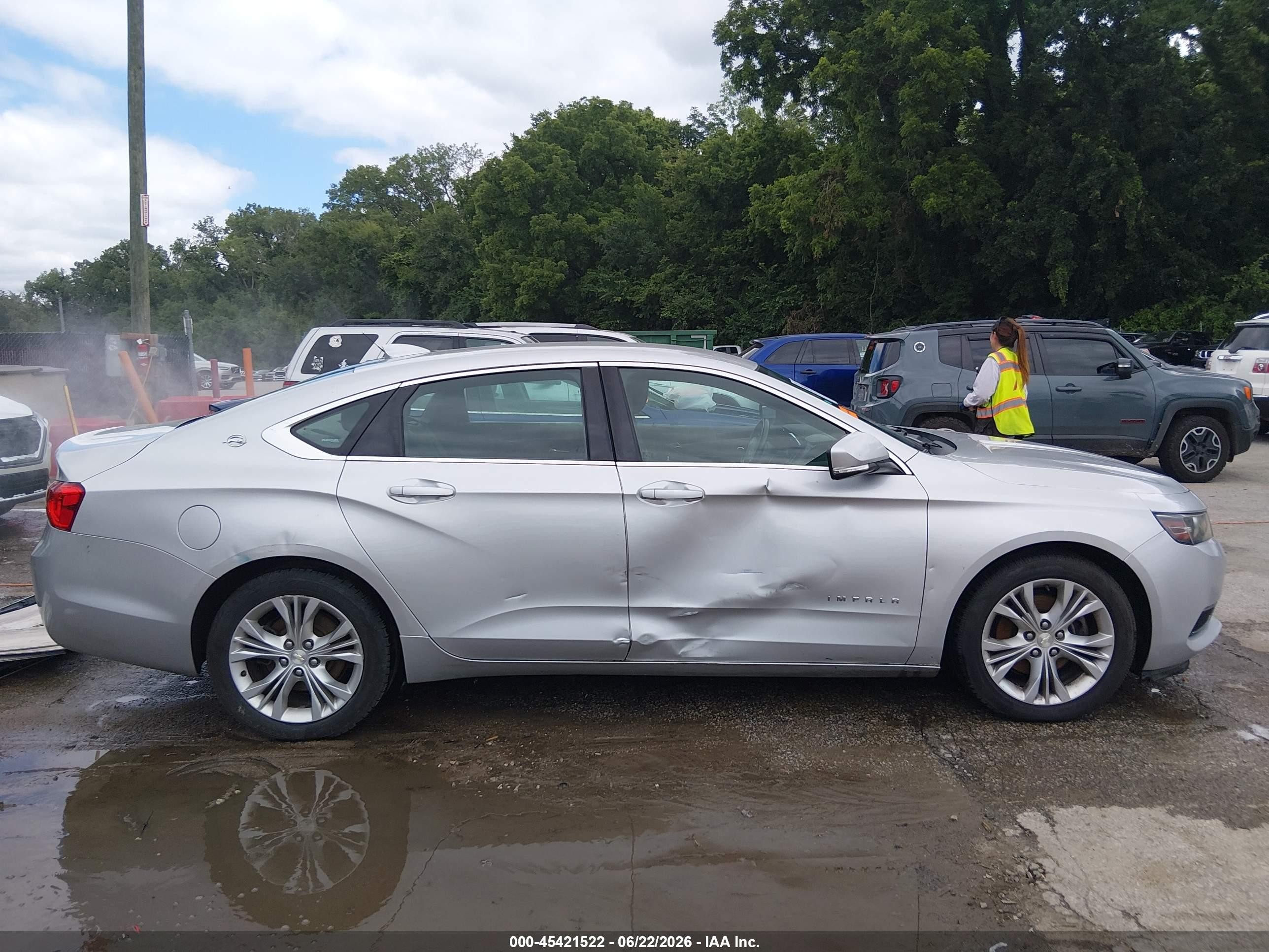 2015 Chevrolet Impala 2lt Silver vin: 2G1125S35F9264258
