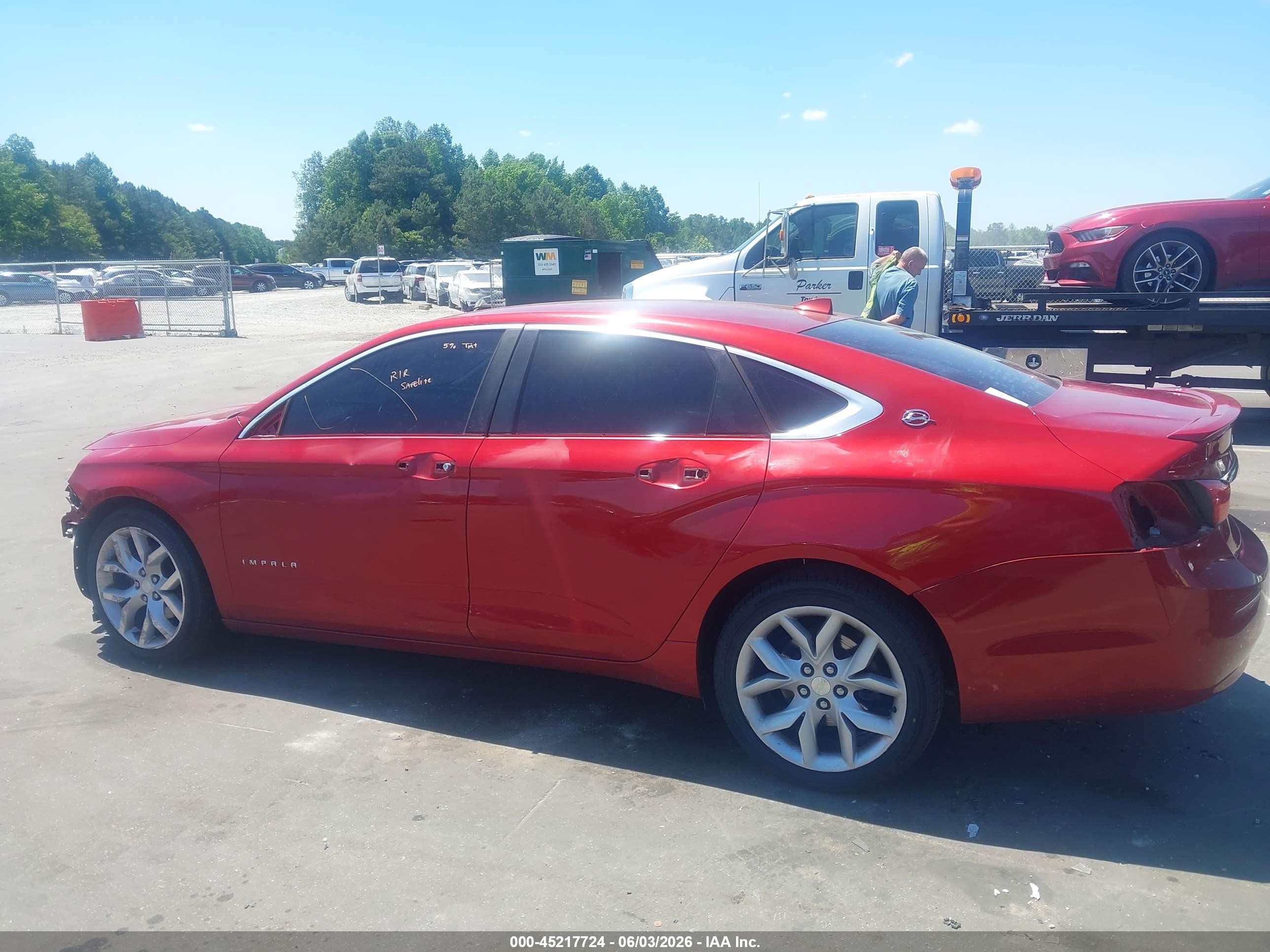 2014 Chevrolet Impala 2lt Red vin: 2G1125S36E9159243