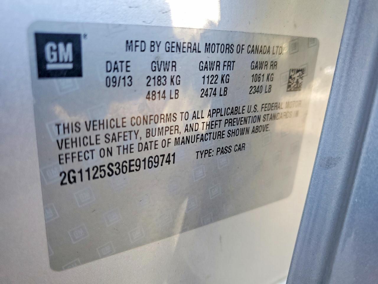 2014 Chevrolet Impala Lt Silver vin: 2G1125S36E9169741