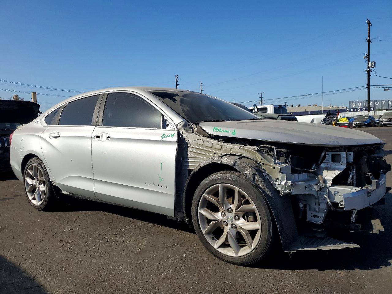 2014 Chevrolet Impala Lt Silver vin: 2G1125S36E9169741