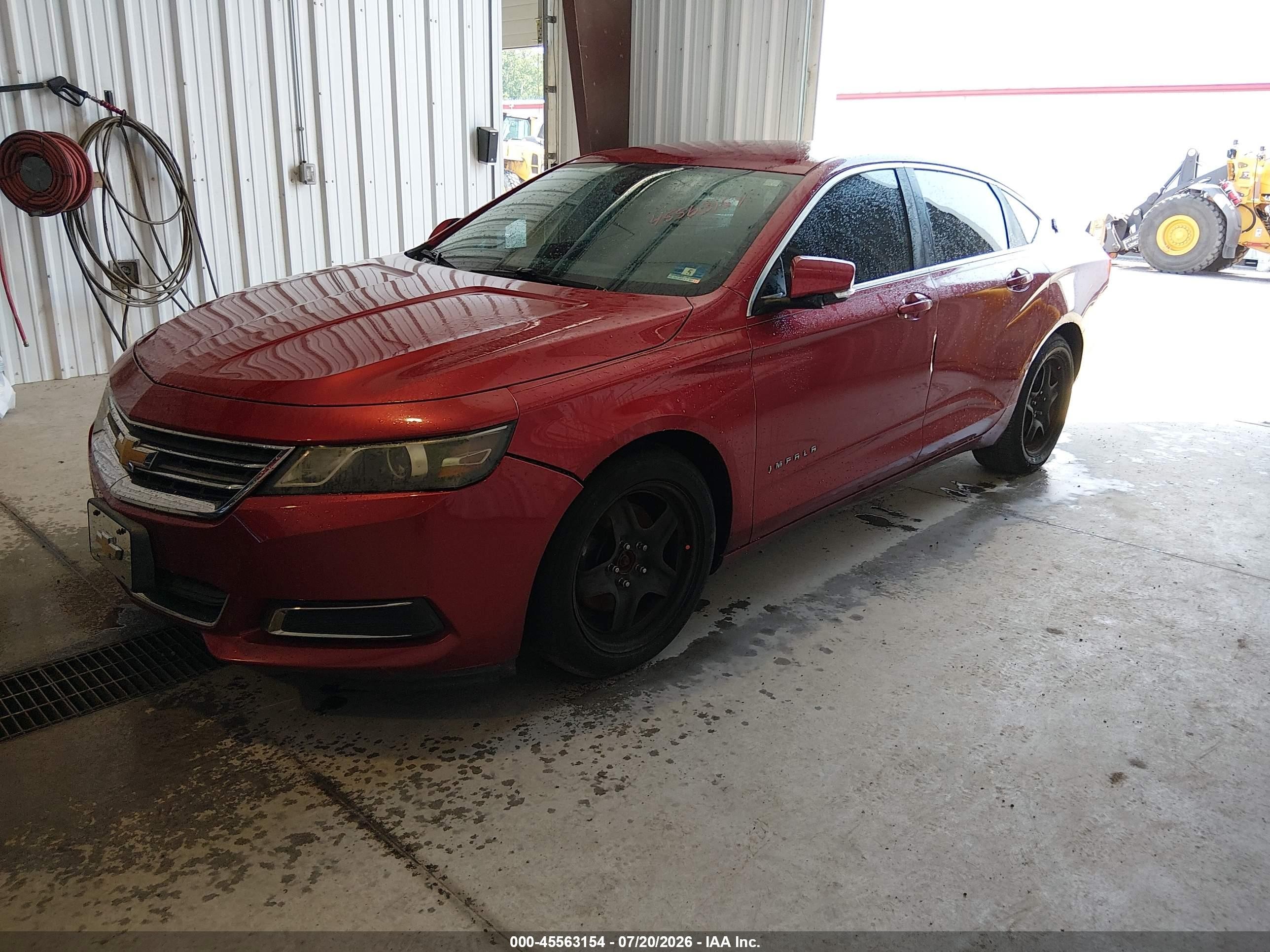 2014 Chevrolet Impala 2lt Red vin: 2G1125S36E9216864