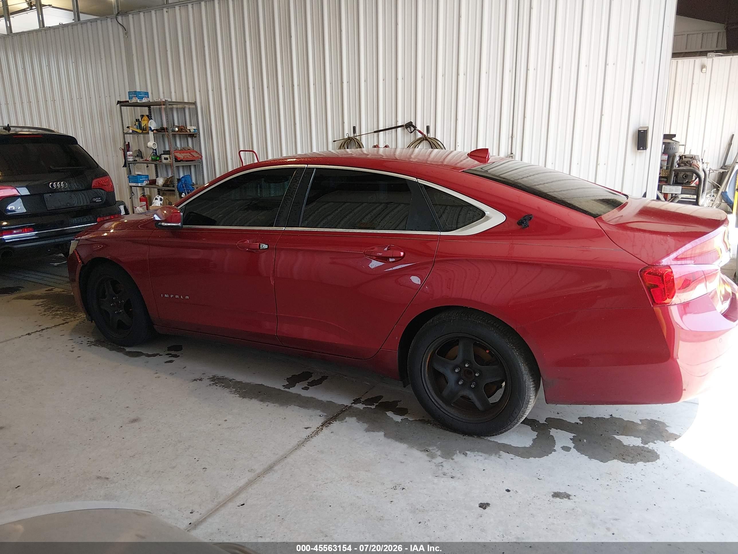 2014 Chevrolet Impala 2lt Red vin: 2G1125S36E9216864