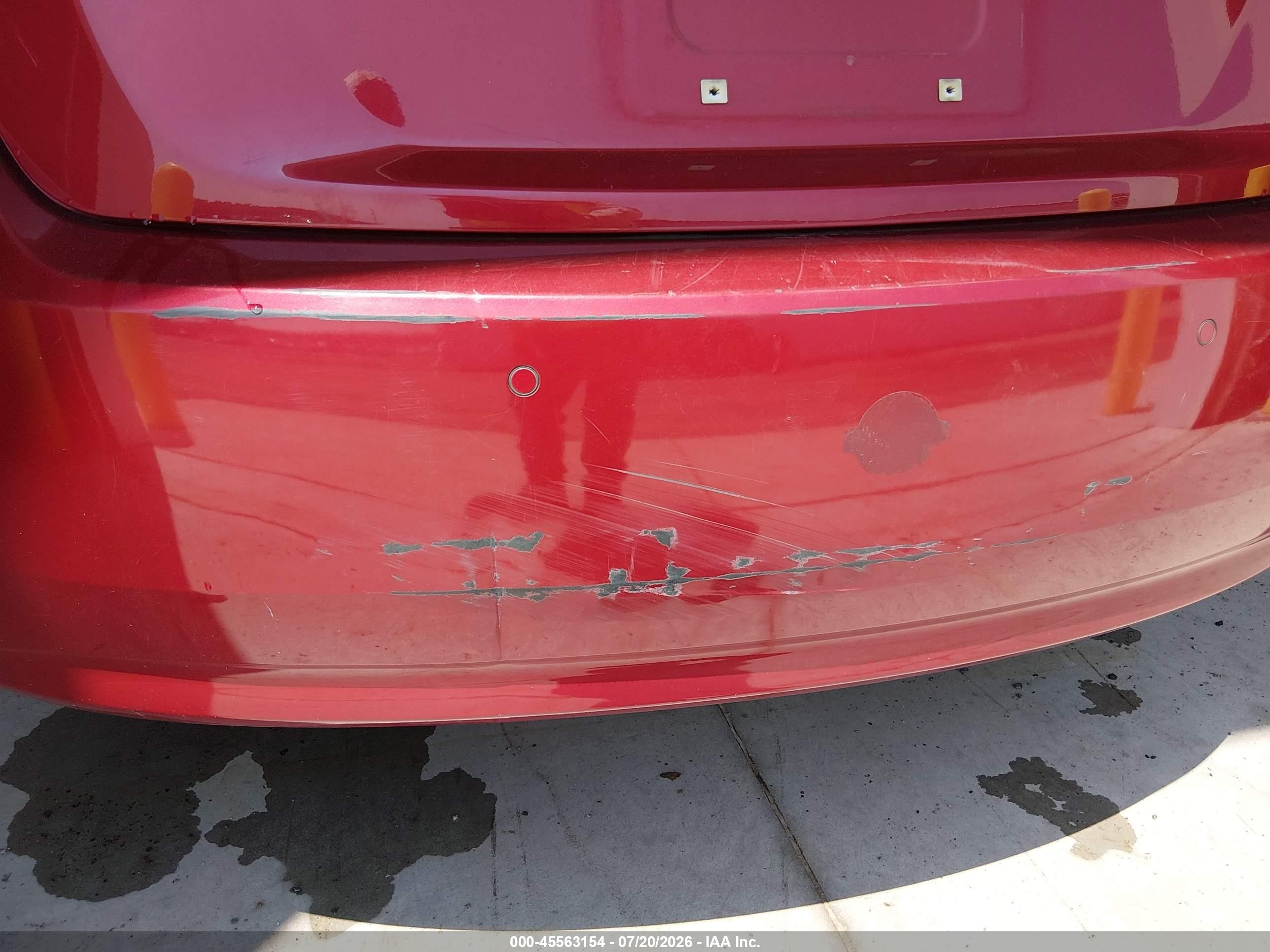 2014 Chevrolet Impala 2lt Red vin: 2G1125S36E9216864