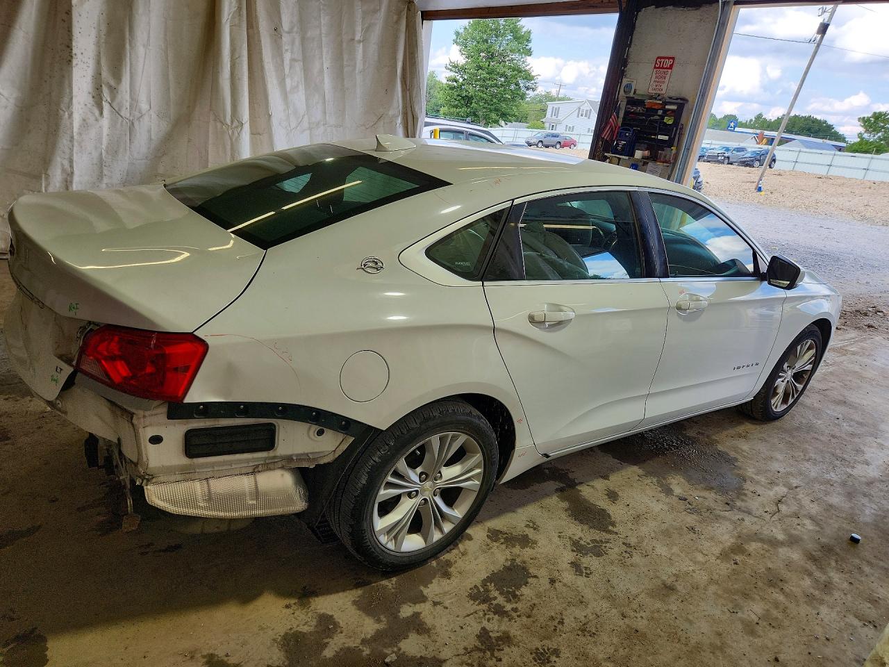 2015 Chevrolet Impala Lt White vin: 2G1125S36F9129063