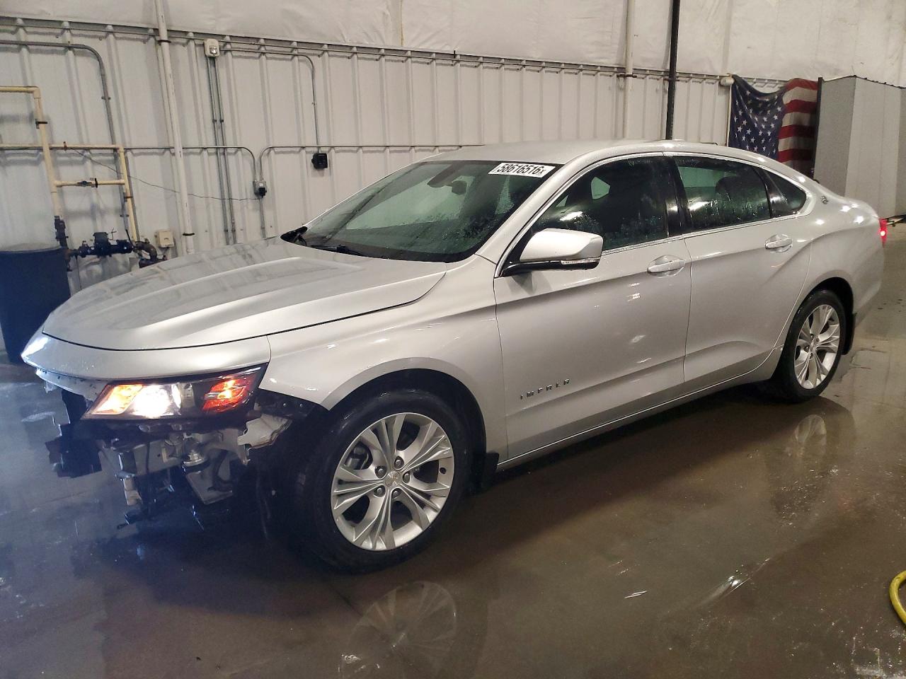 2015 Chevrolet Impala Lt Silver vin: 2G1125S36F9130181