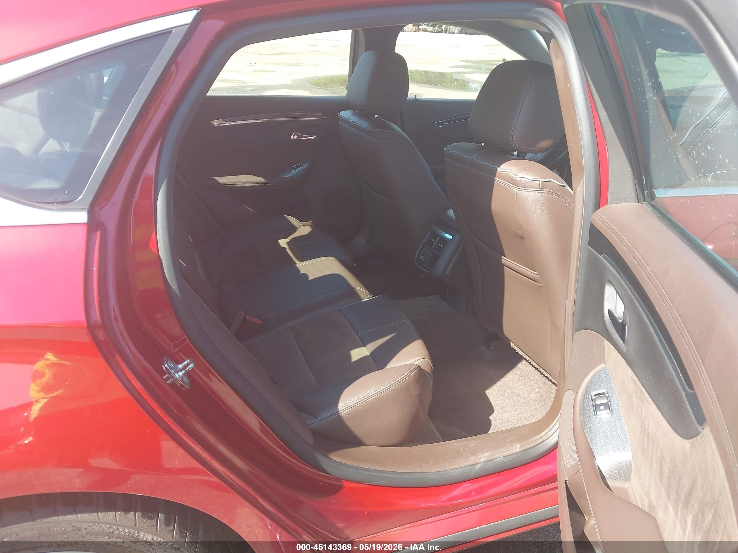 2015 Chevrolet Impala 2lt Red vin: 2G1125S36F9212444