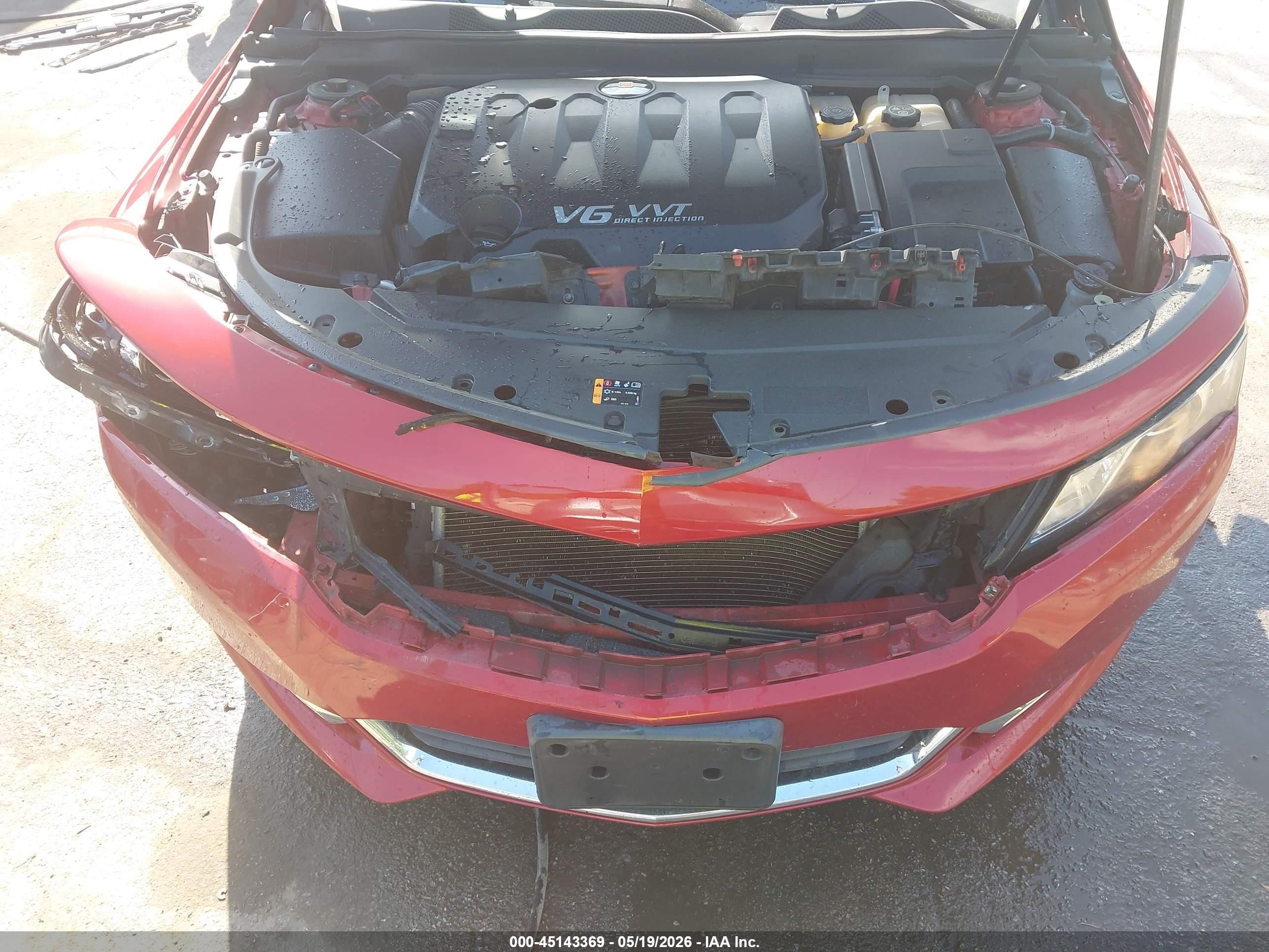 2015 Chevrolet Impala 2lt Red vin: 2G1125S36F9212444