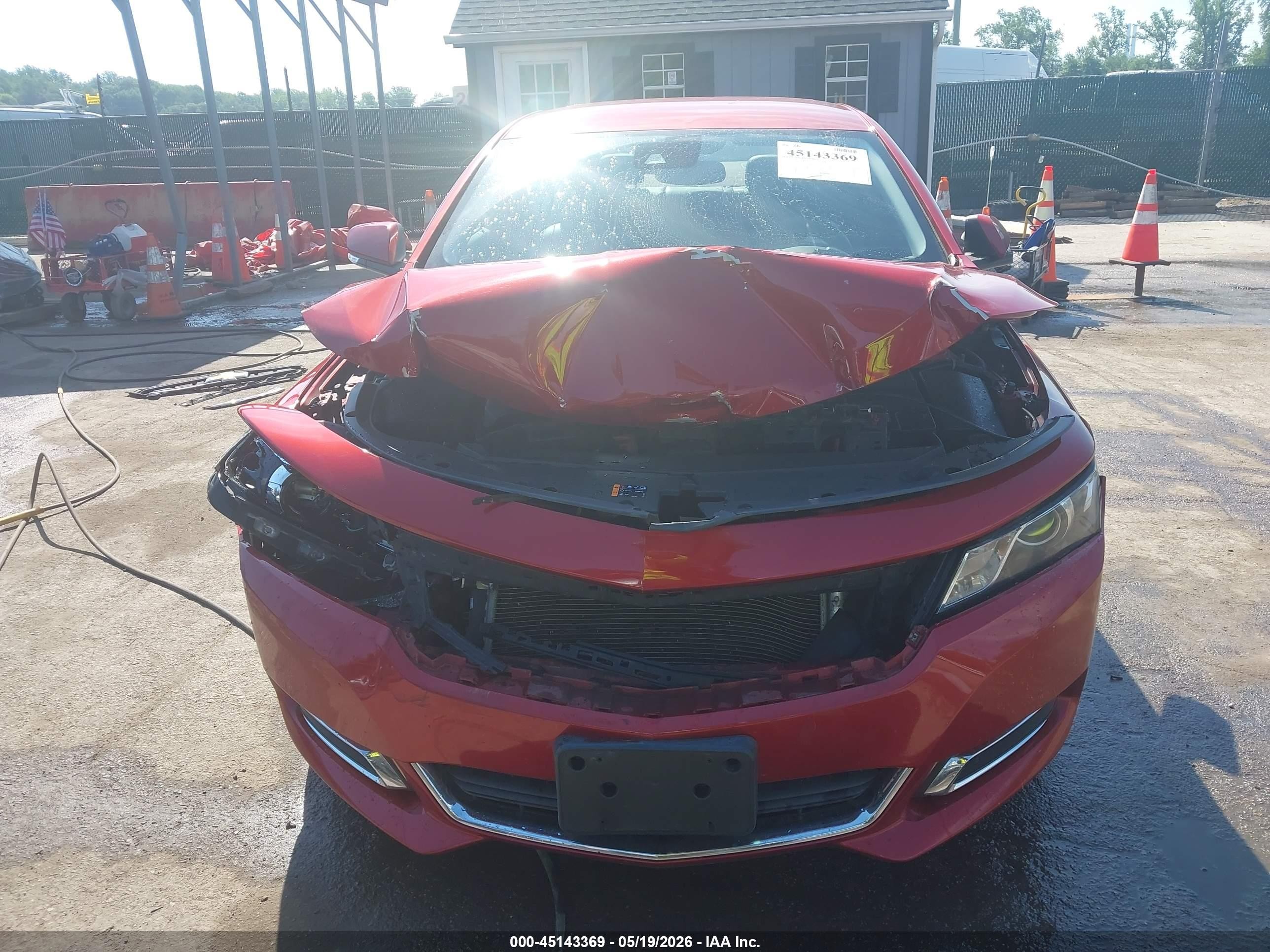 2015 Chevrolet Impala 2lt Red vin: 2G1125S36F9212444