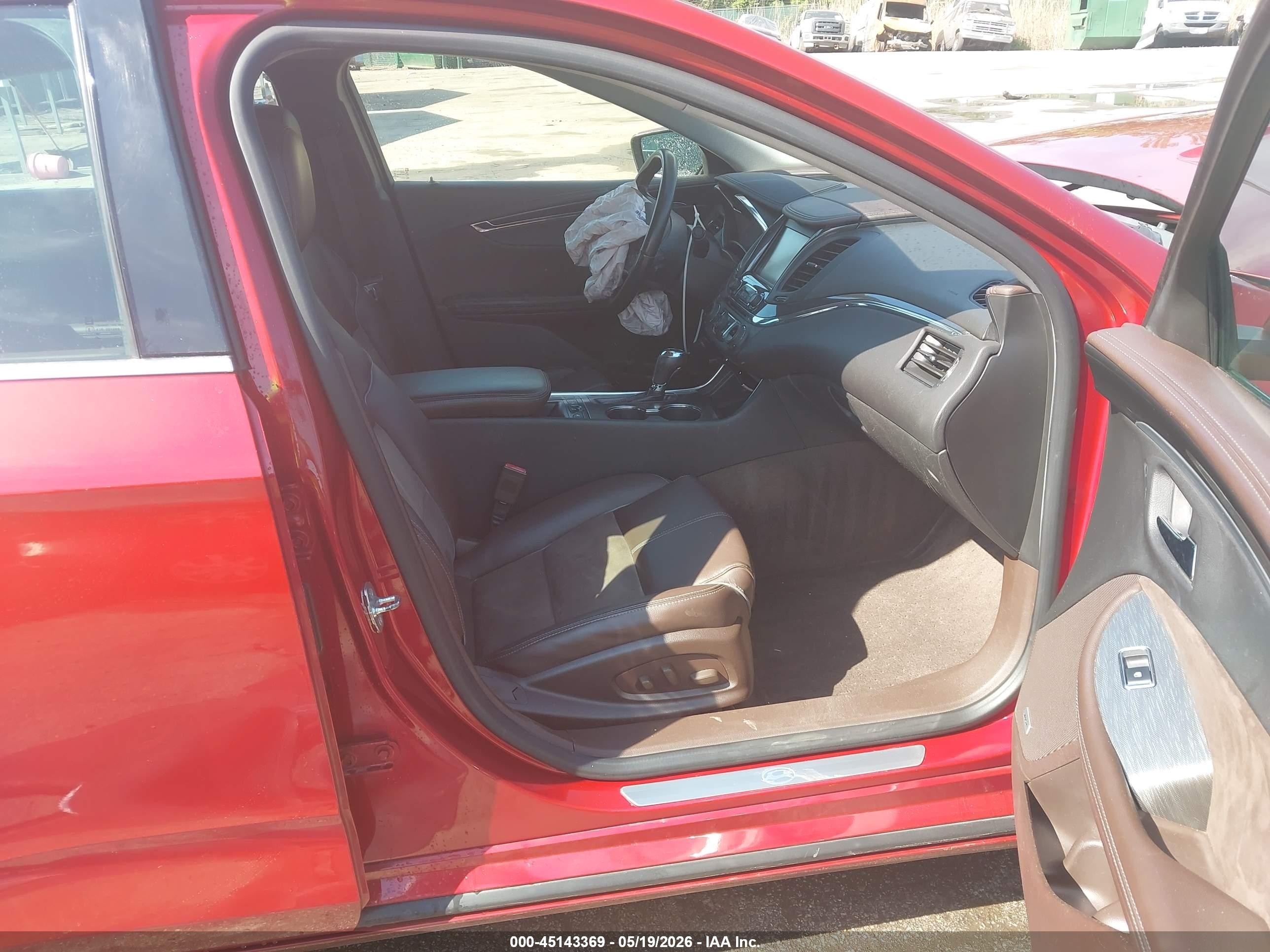 2015 Chevrolet Impala 2lt Red vin: 2G1125S36F9212444