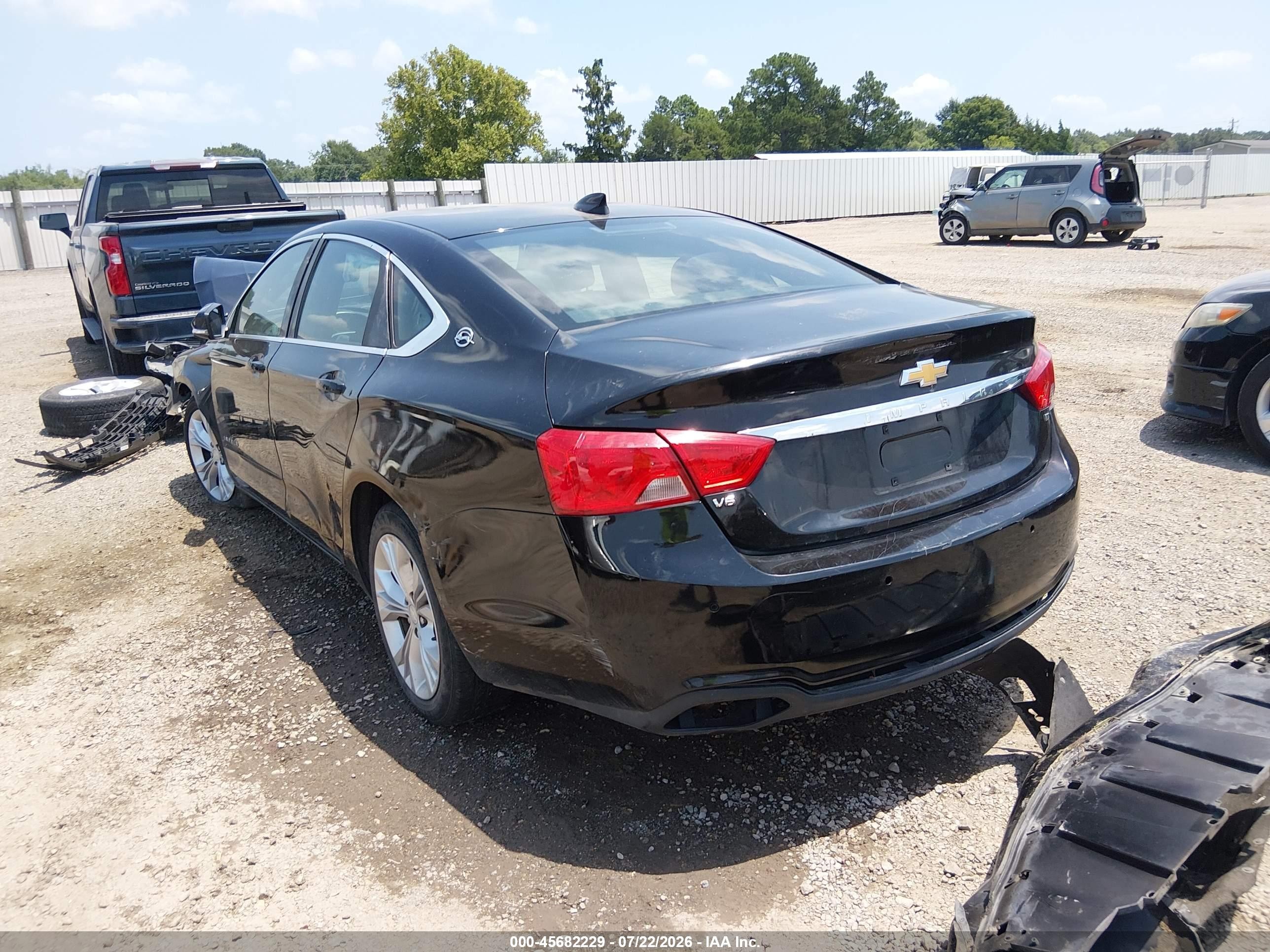 2015 Chevrolet Impala 2lt Black vin: 2G1125S36F9268402