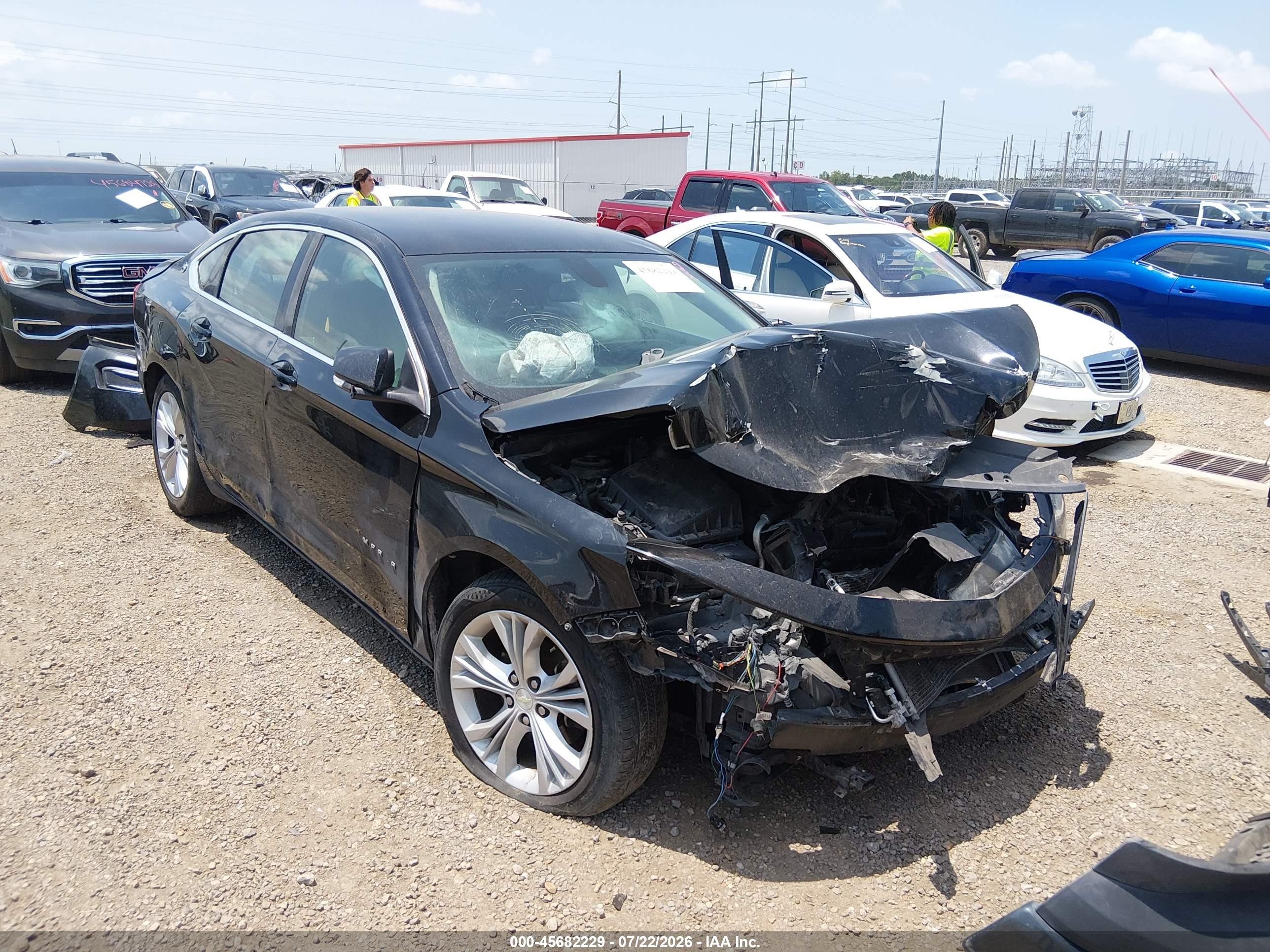 2015 Chevrolet Impala 2lt Black vin: 2G1125S36F9268402