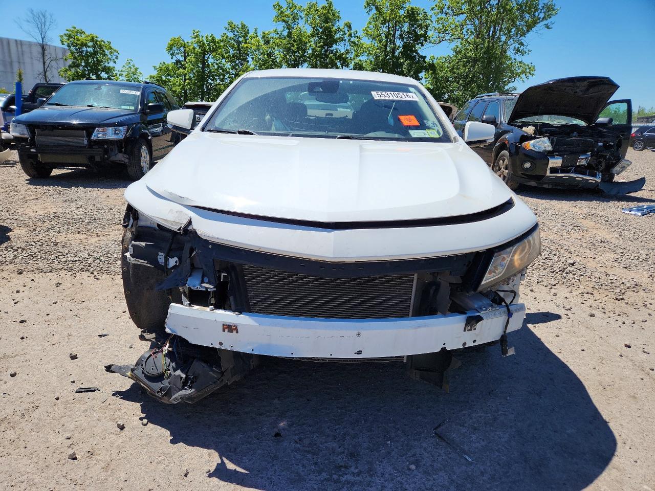 2015 Chevrolet Impala Lt White vin: 2G1125S36F9296510