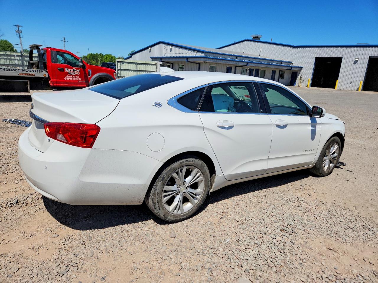 2015 Chevrolet Impala Lt White vin: 2G1125S36F9296510