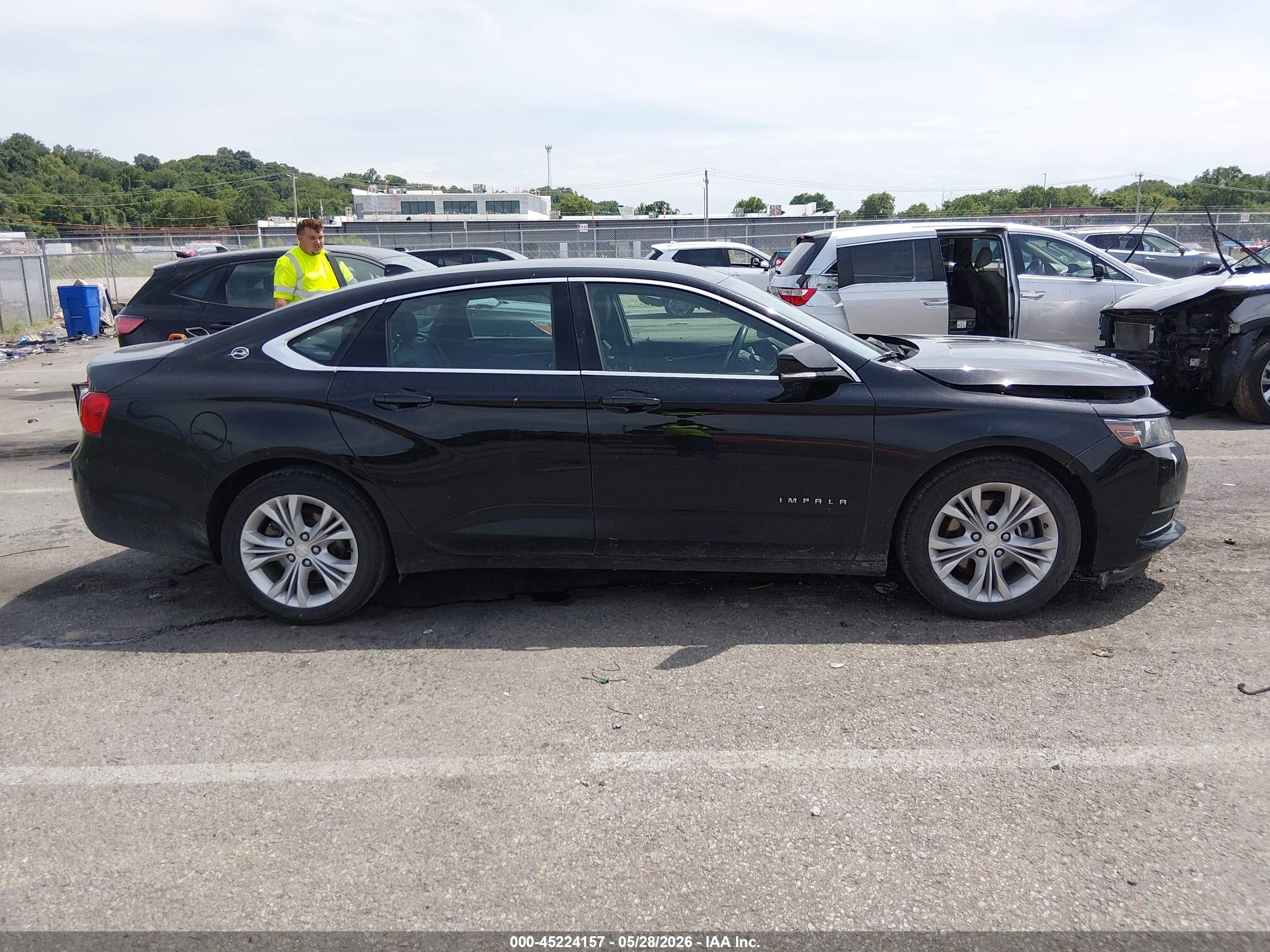2014 Chevrolet Impala 2lt Black vin: 2G1125S37E9114148