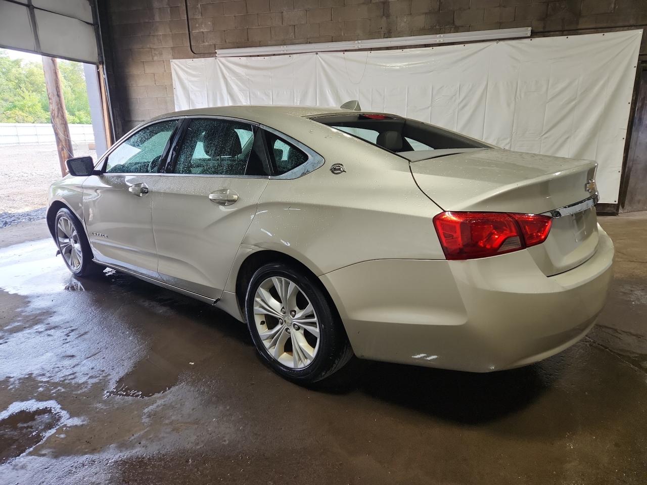 2014 Chevrolet Impala Lt Tan vin: 2G1125S37E9124419 Damage: Left Qtr Panel, Dent(S) W/No Paint Dmg, 1 To 2 Inches