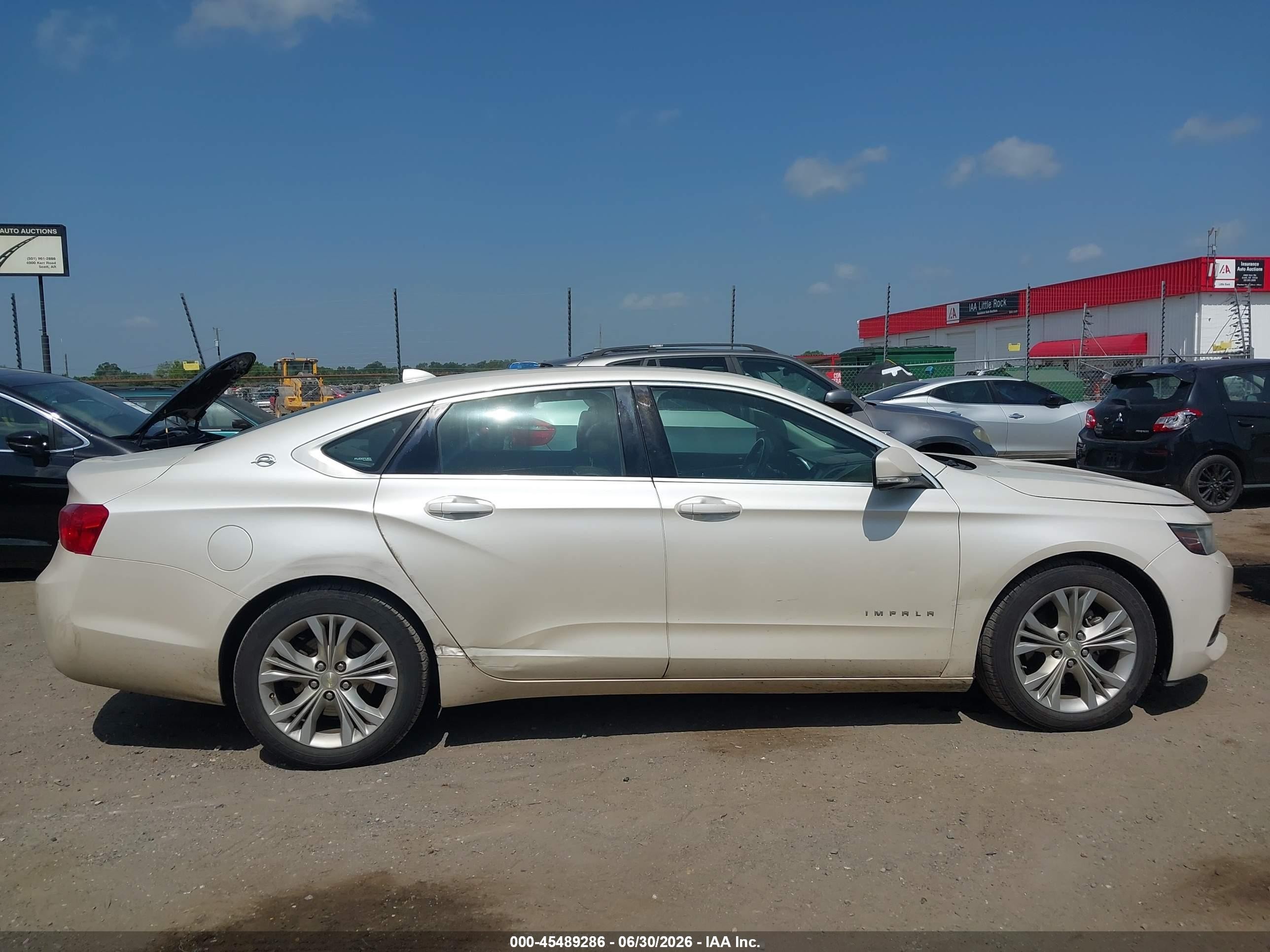 2014 Chevrolet Impala 2lt White vin: 2G1125S37E9145576