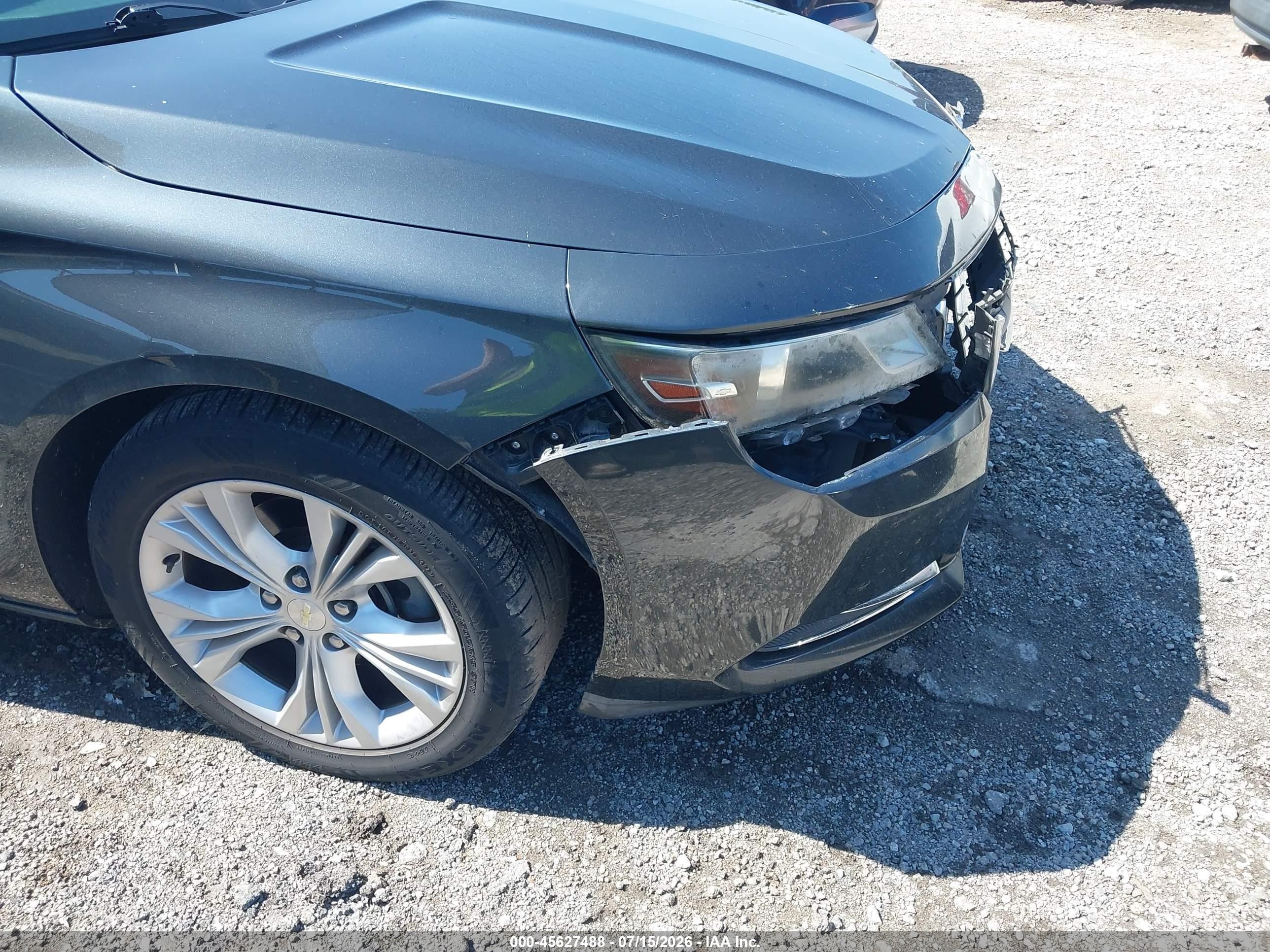 2014 Chevrolet Impala 2lt Gray vin: 2G1125S37E9186208