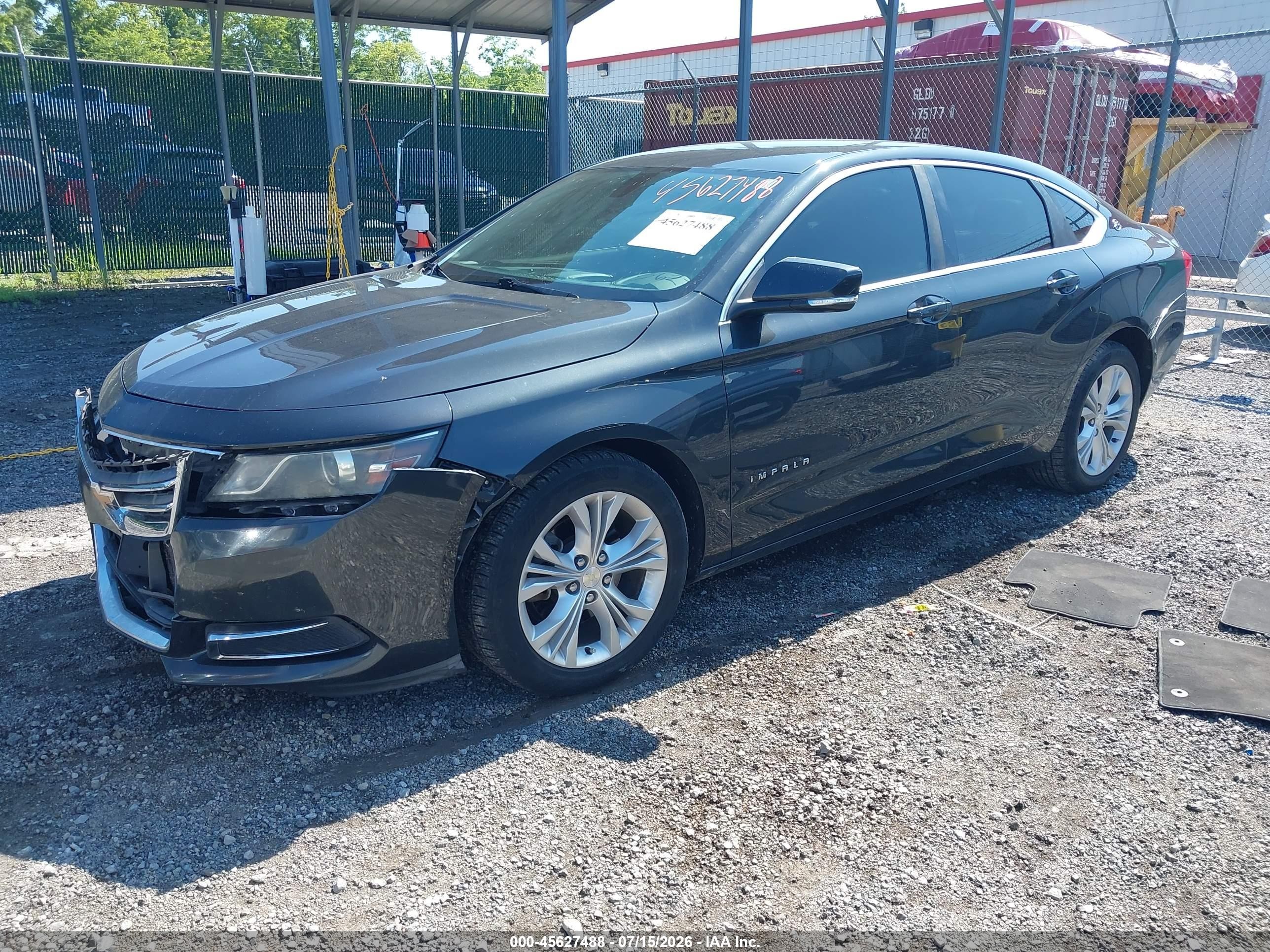2014 Chevrolet Impala 2lt Gray vin: 2G1125S37E9186208