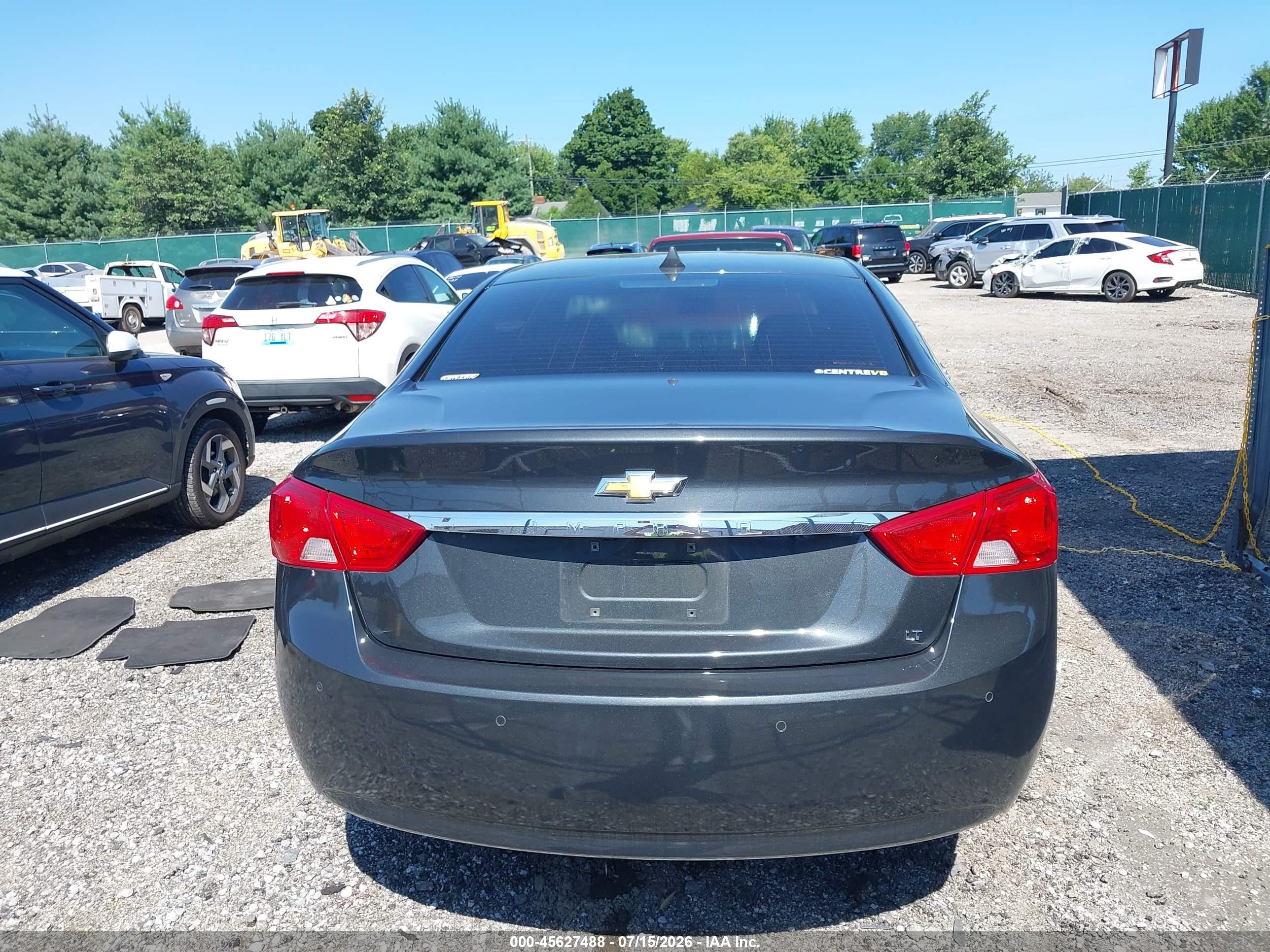 2014 Chevrolet Impala 2lt Gray vin: 2G1125S37E9186208