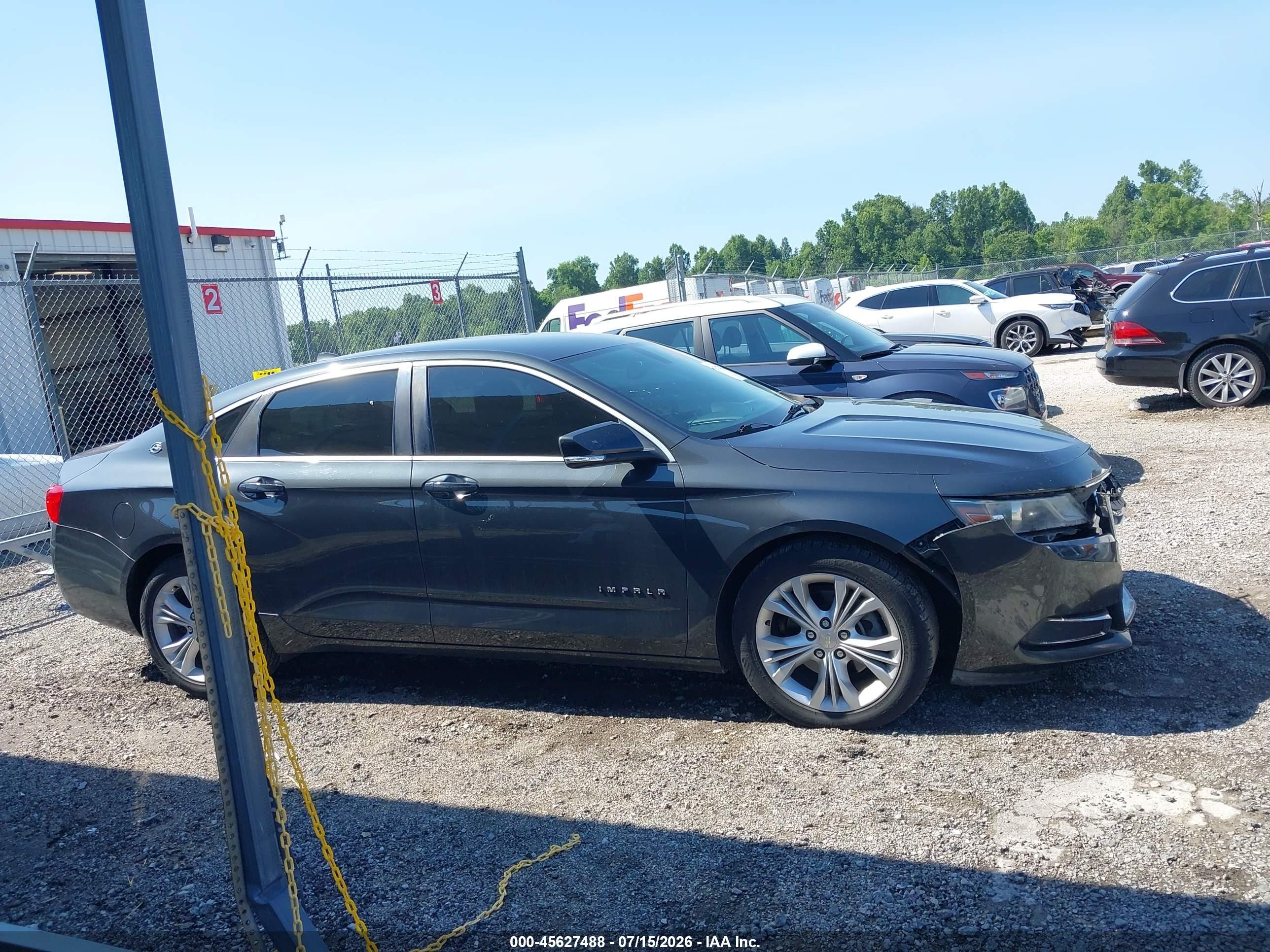 2014 Chevrolet Impala 2lt Gray vin: 2G1125S37E9186208
