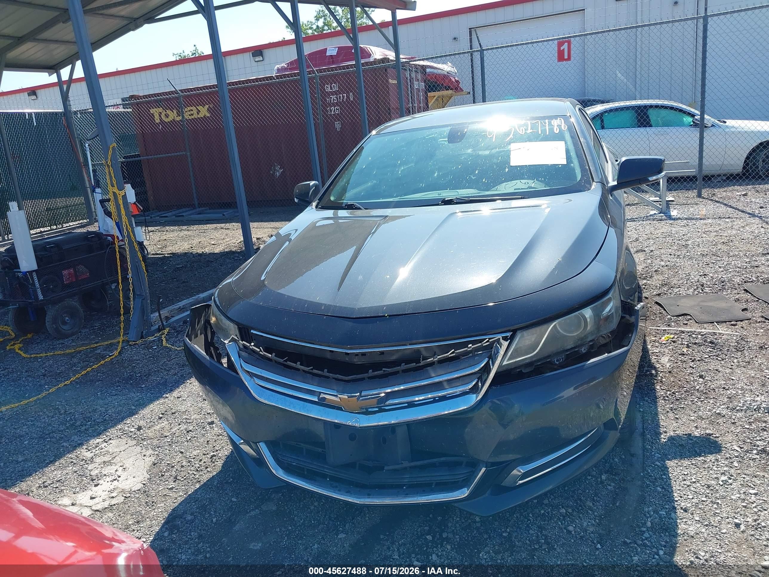 2014 Chevrolet Impala 2lt Gray vin: 2G1125S37E9186208