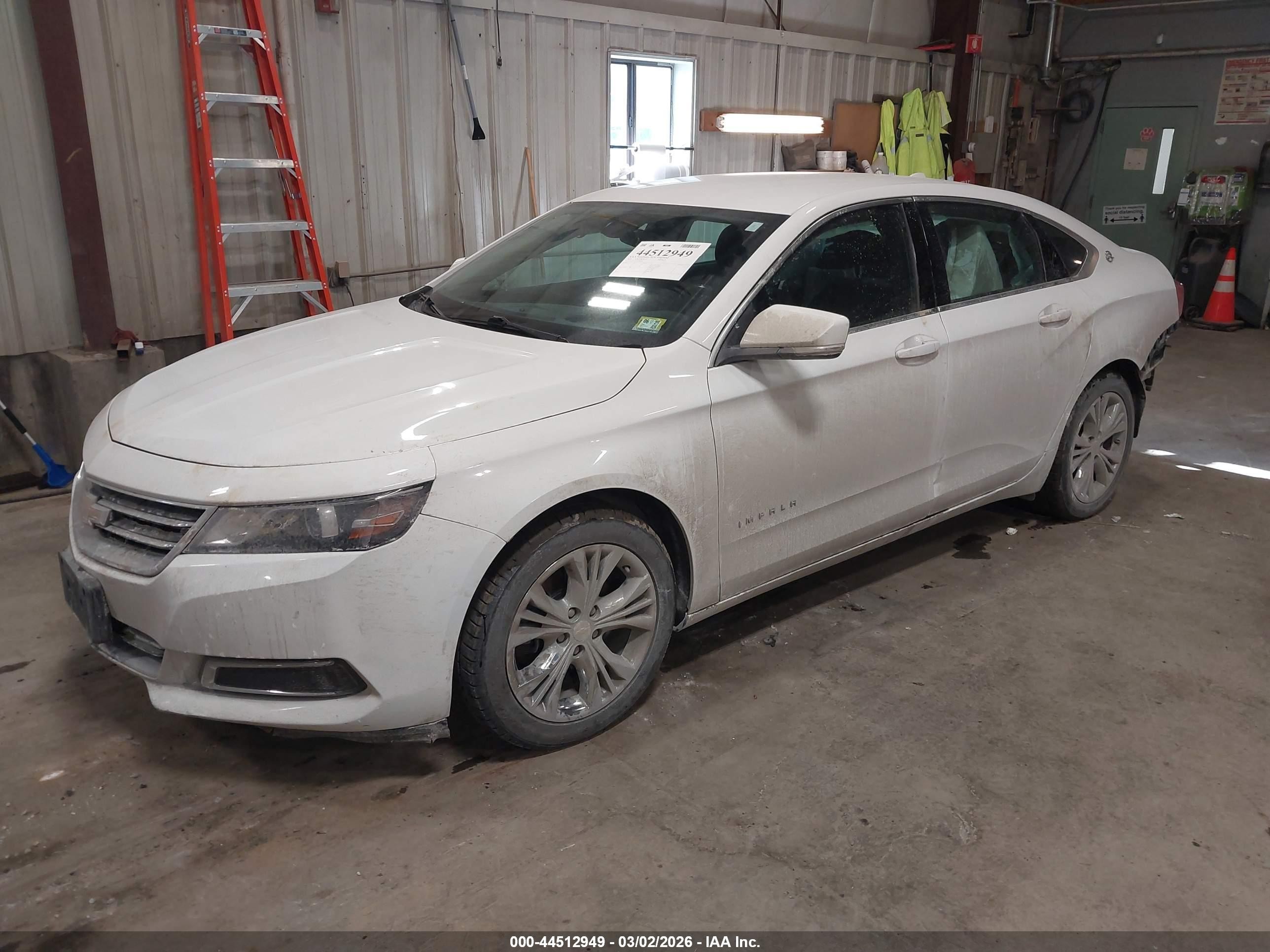 2014 Chevrolet Impala 2lt Белый vin: 2G1125S37E9208594