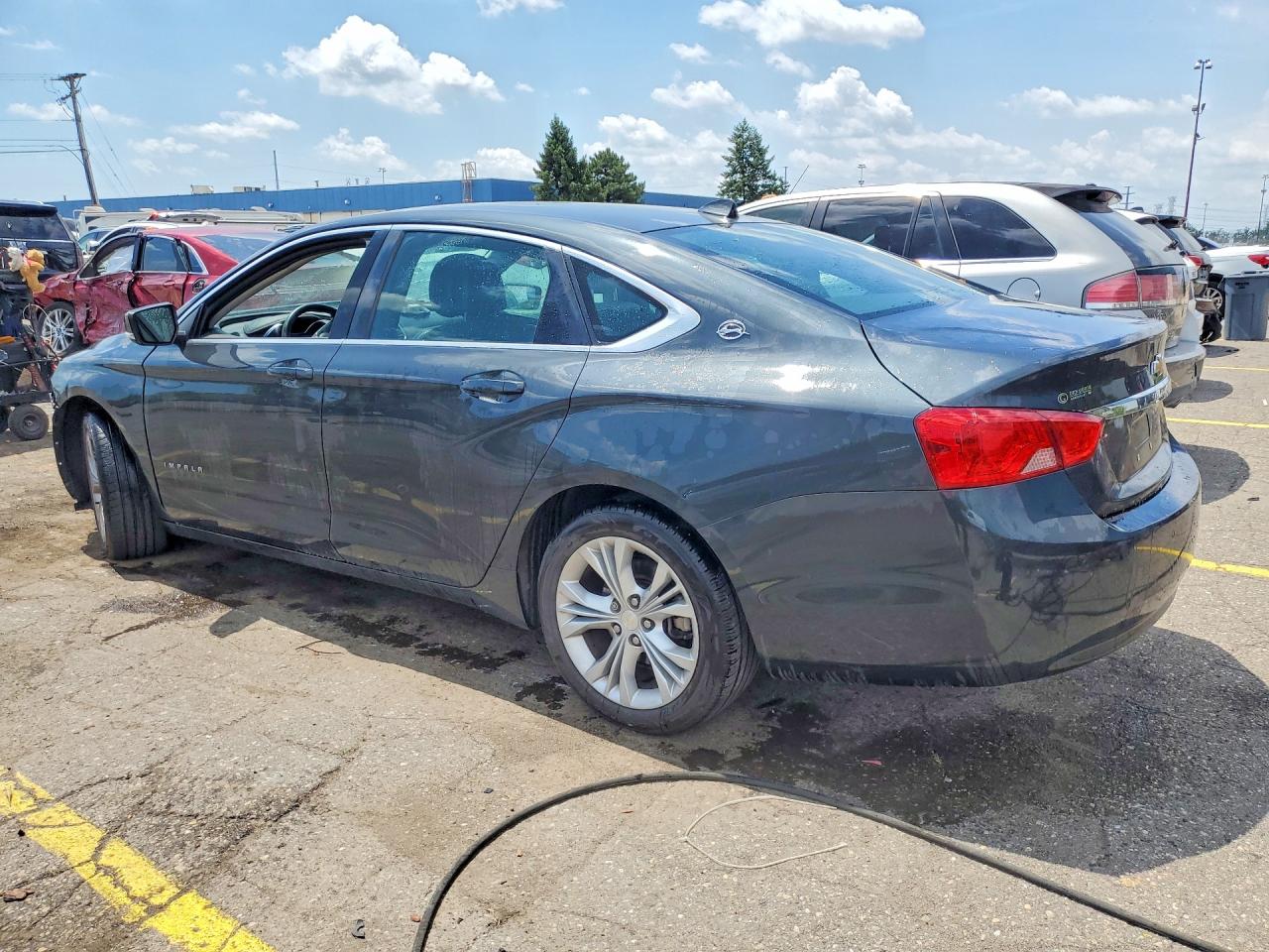 2014 Chevrolet Impala Lt Gray vin: 2G1125S37E9250120