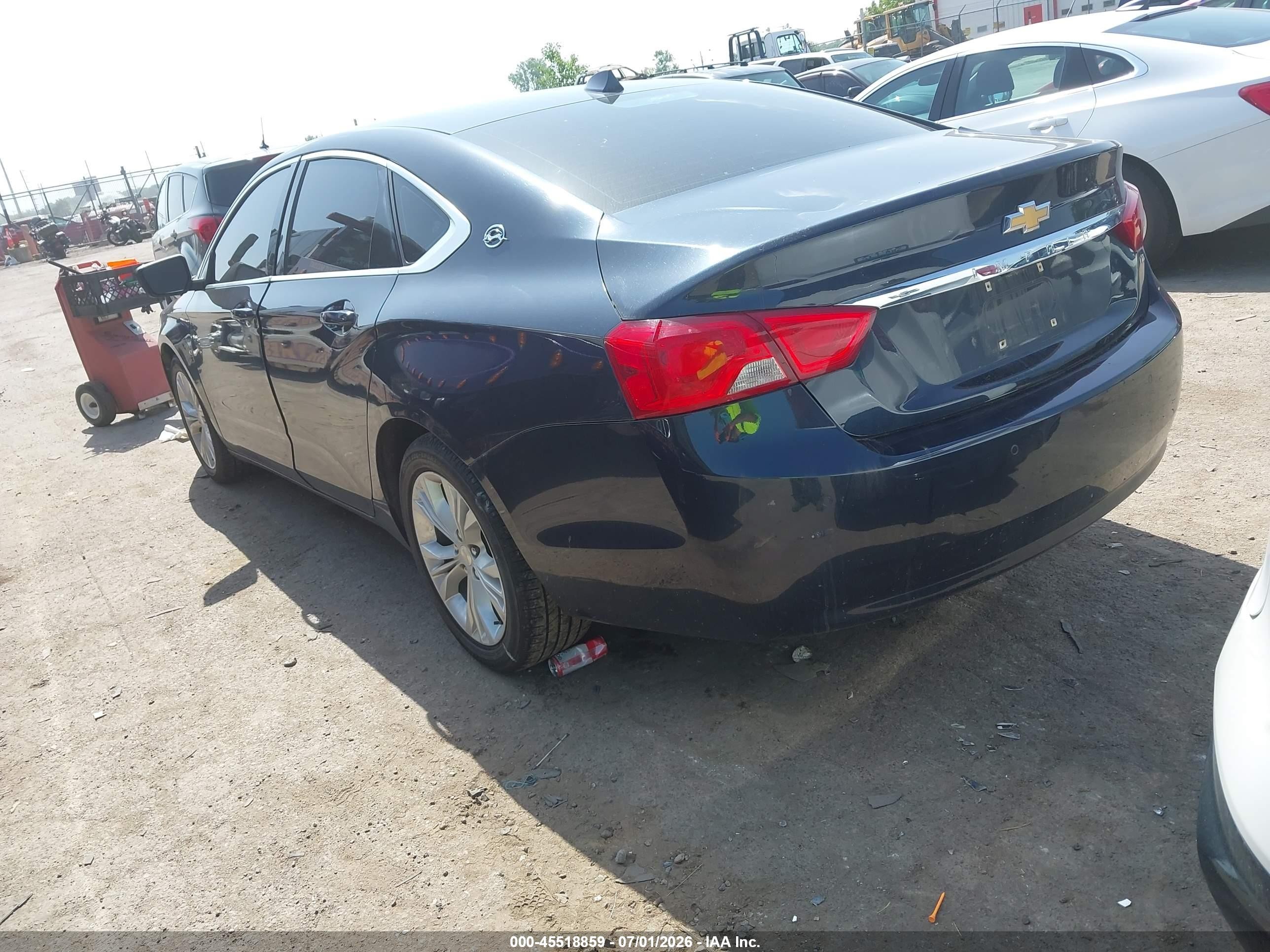 2014 Chevrolet Impala 2lt Blue vin: 2G1125S37E9250828