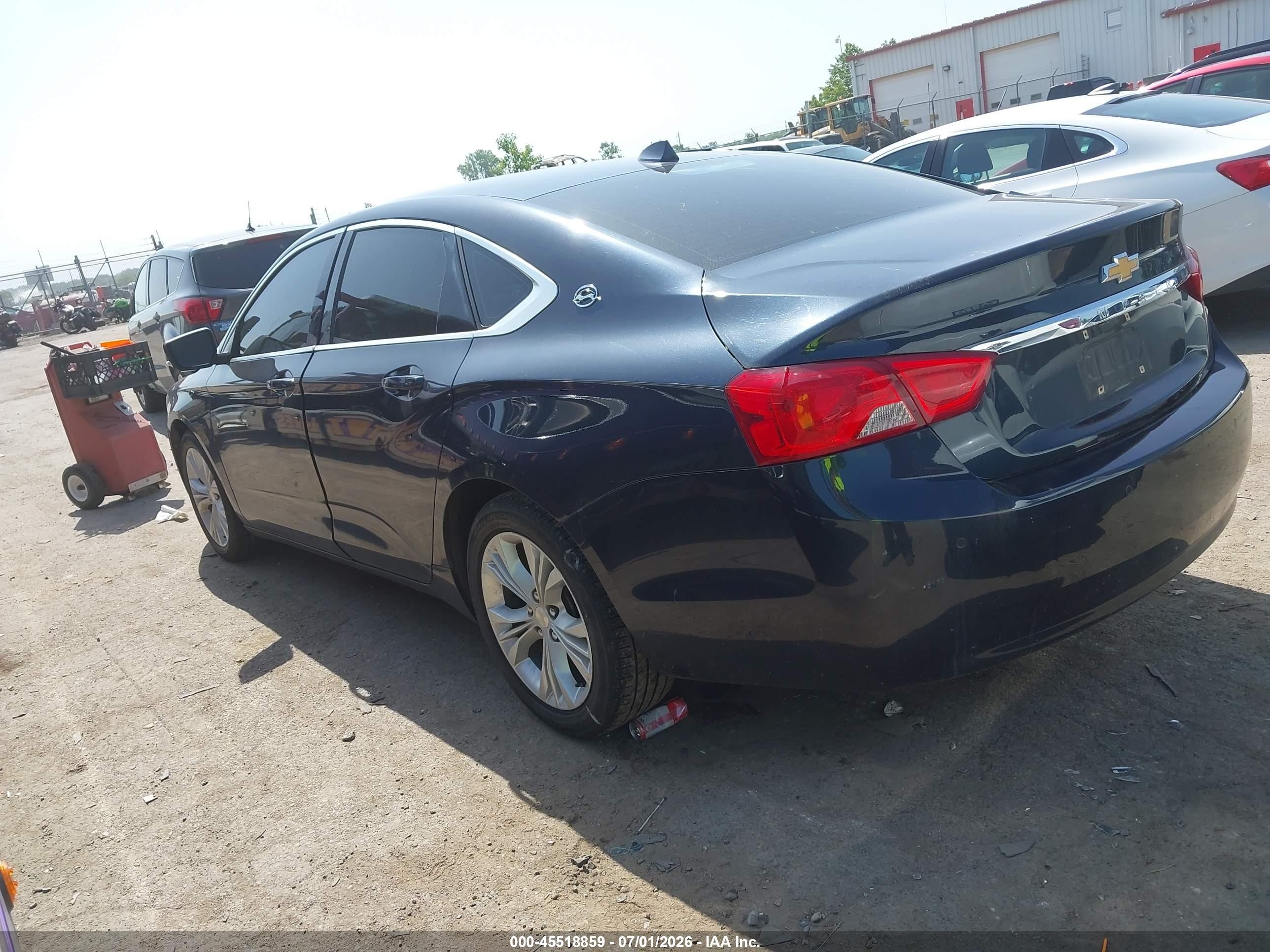 2014 Chevrolet Impala 2lt Blue vin: 2G1125S37E9250828