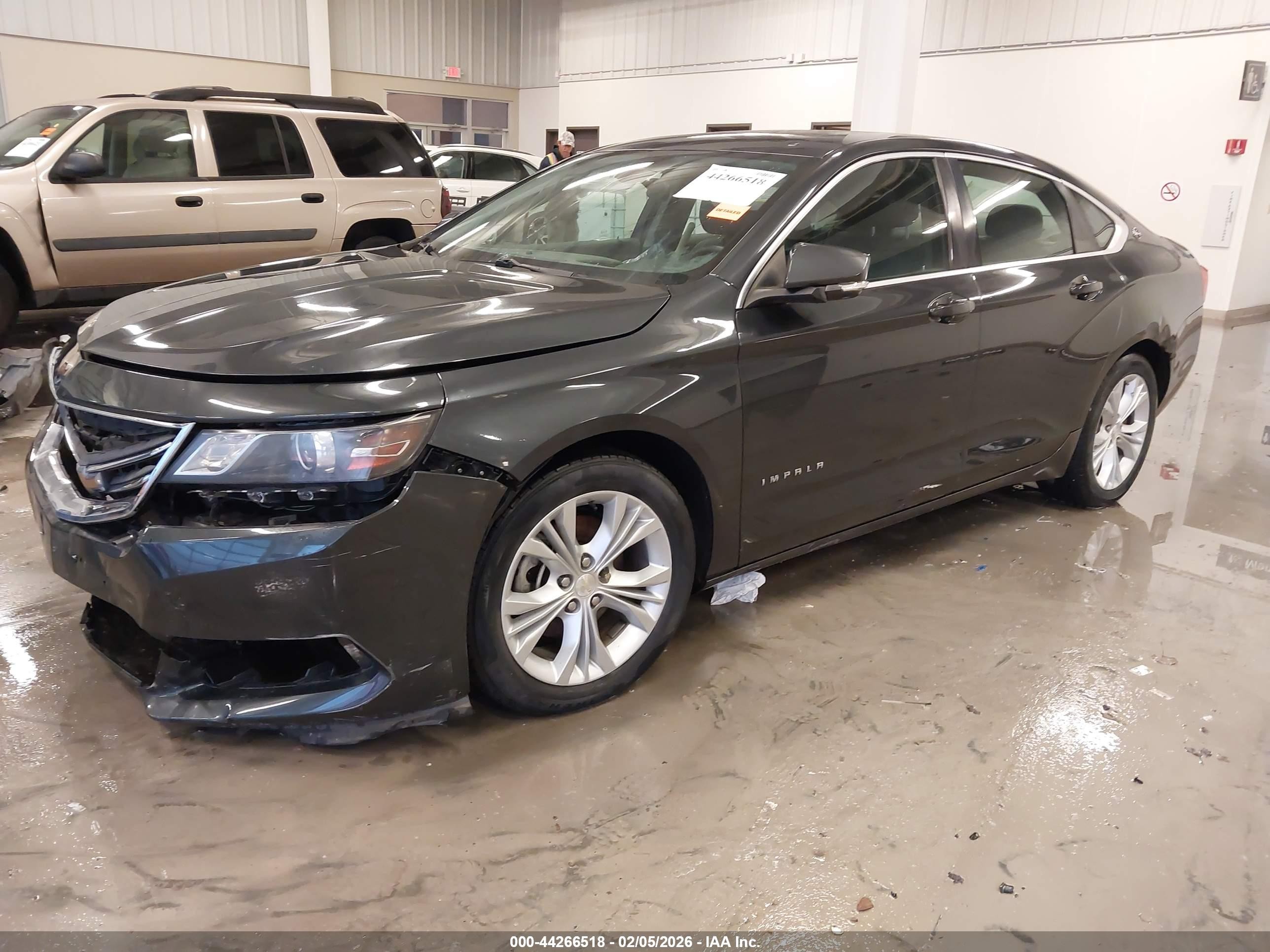 2014 Chevrolet Impala 2lt Gray vin: 2G1125S37E9294599