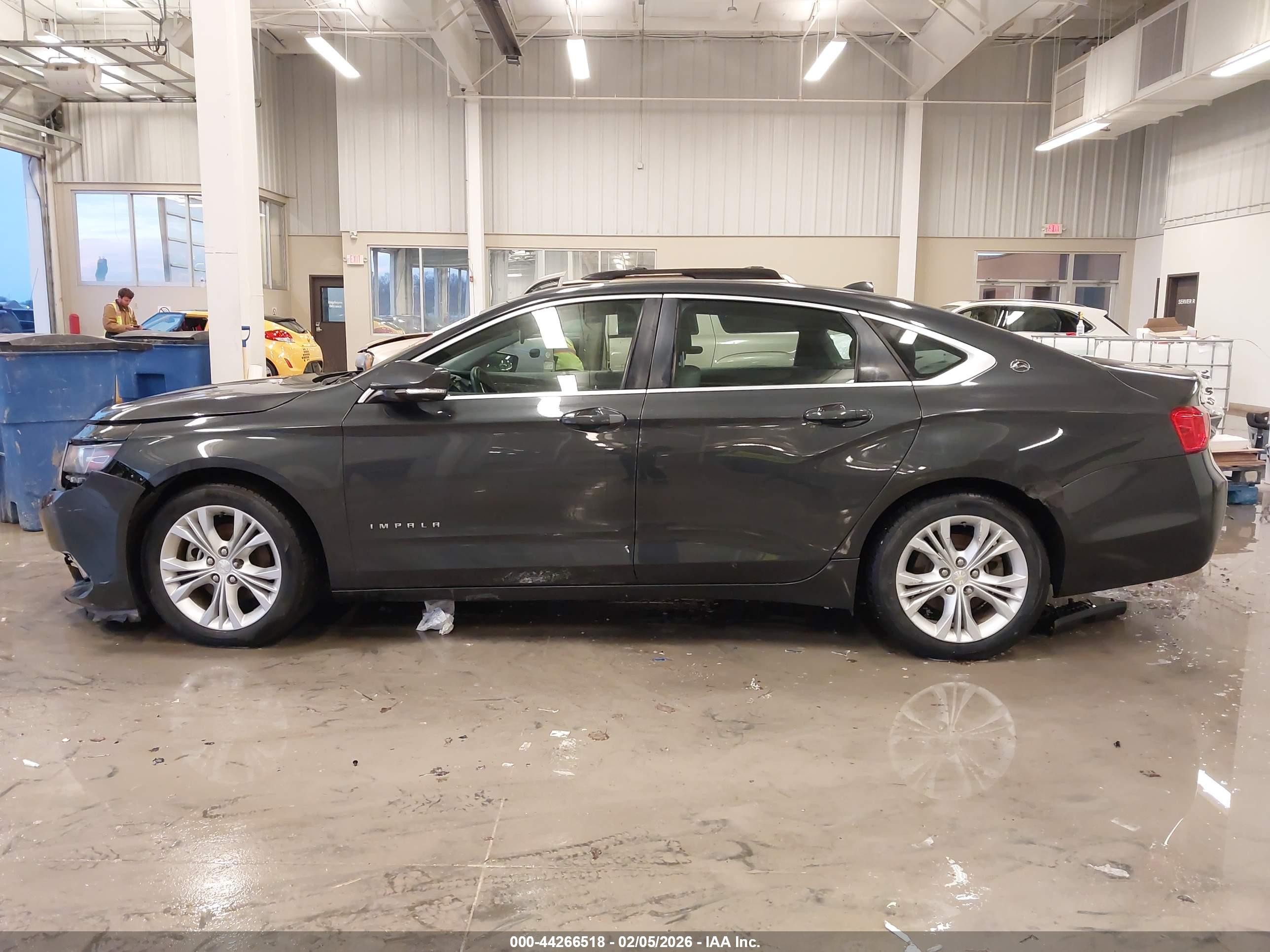 2014 Chevrolet Impala 2lt Gray vin: 2G1125S37E9294599
