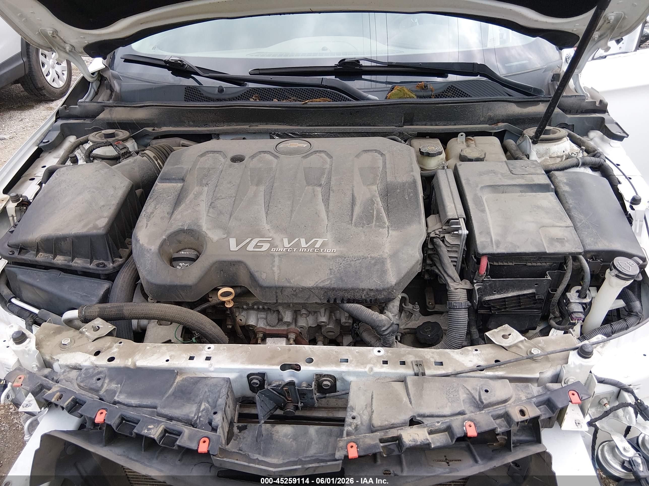 2015 Chevrolet Impala 2lt White vin: 2G1125S37F9199638