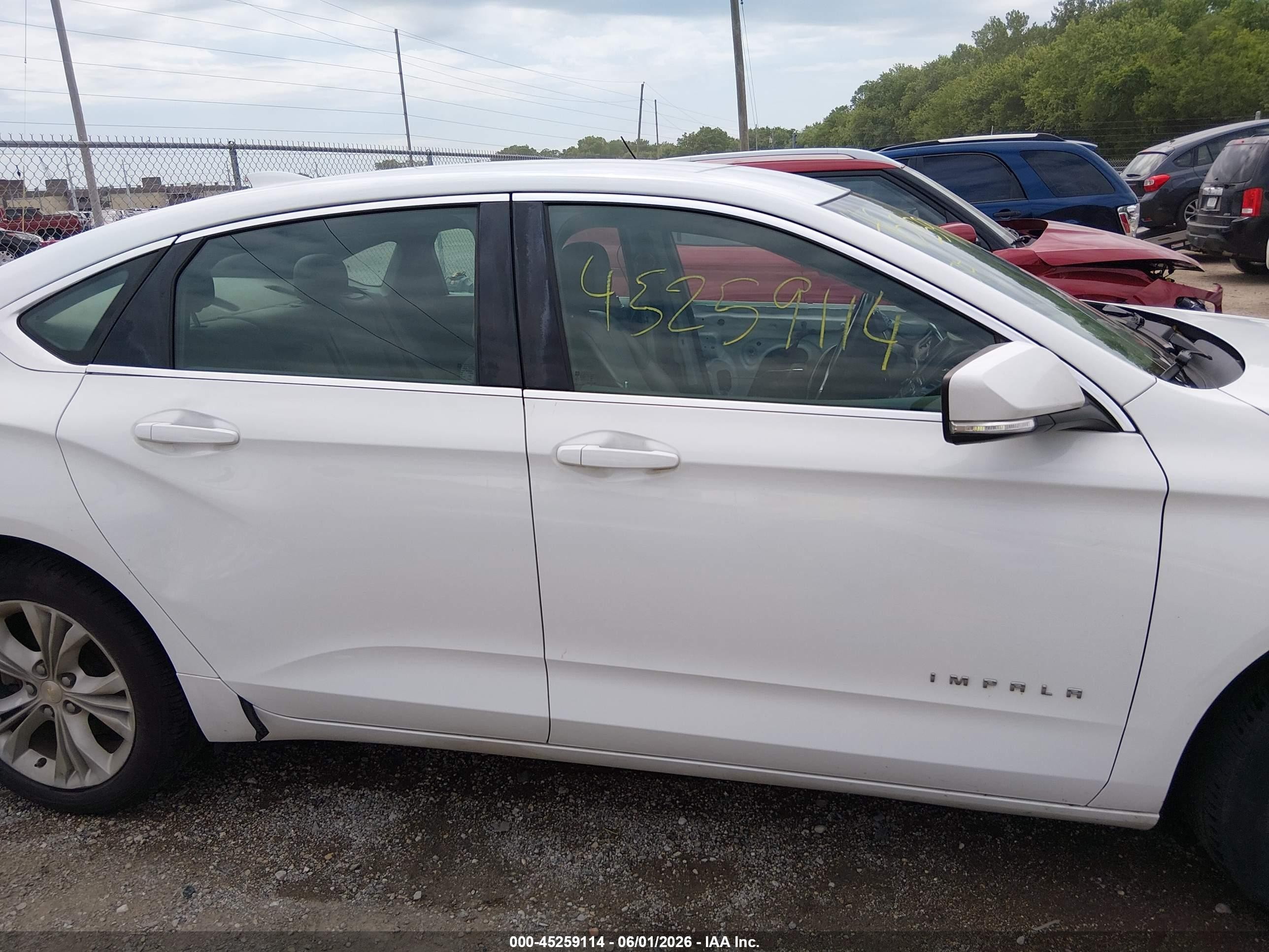 2015 Chevrolet Impala 2lt White vin: 2G1125S37F9199638