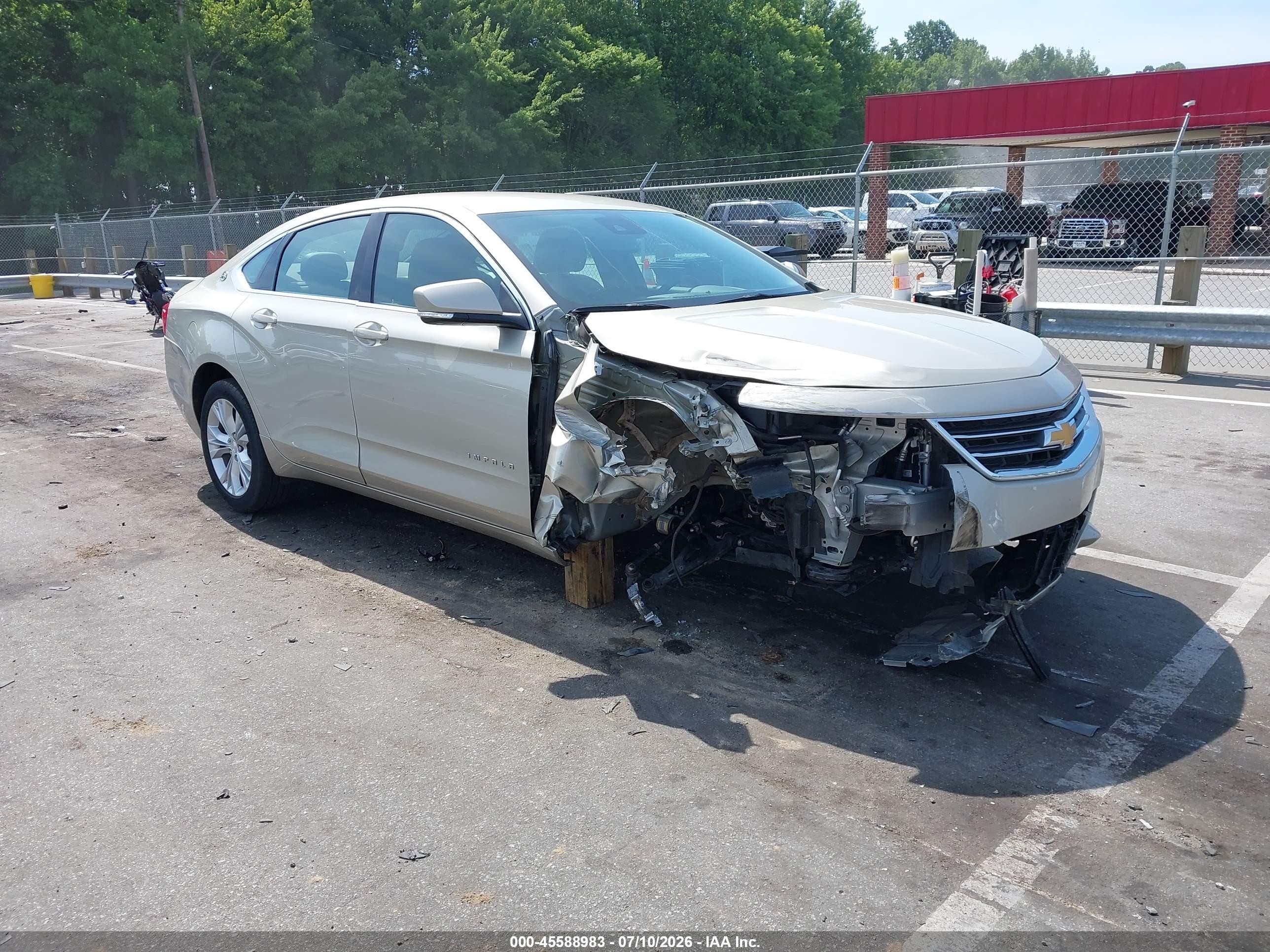 2015 Chevrolet Impala 2lt Beige vin: 2G1125S37F9233495