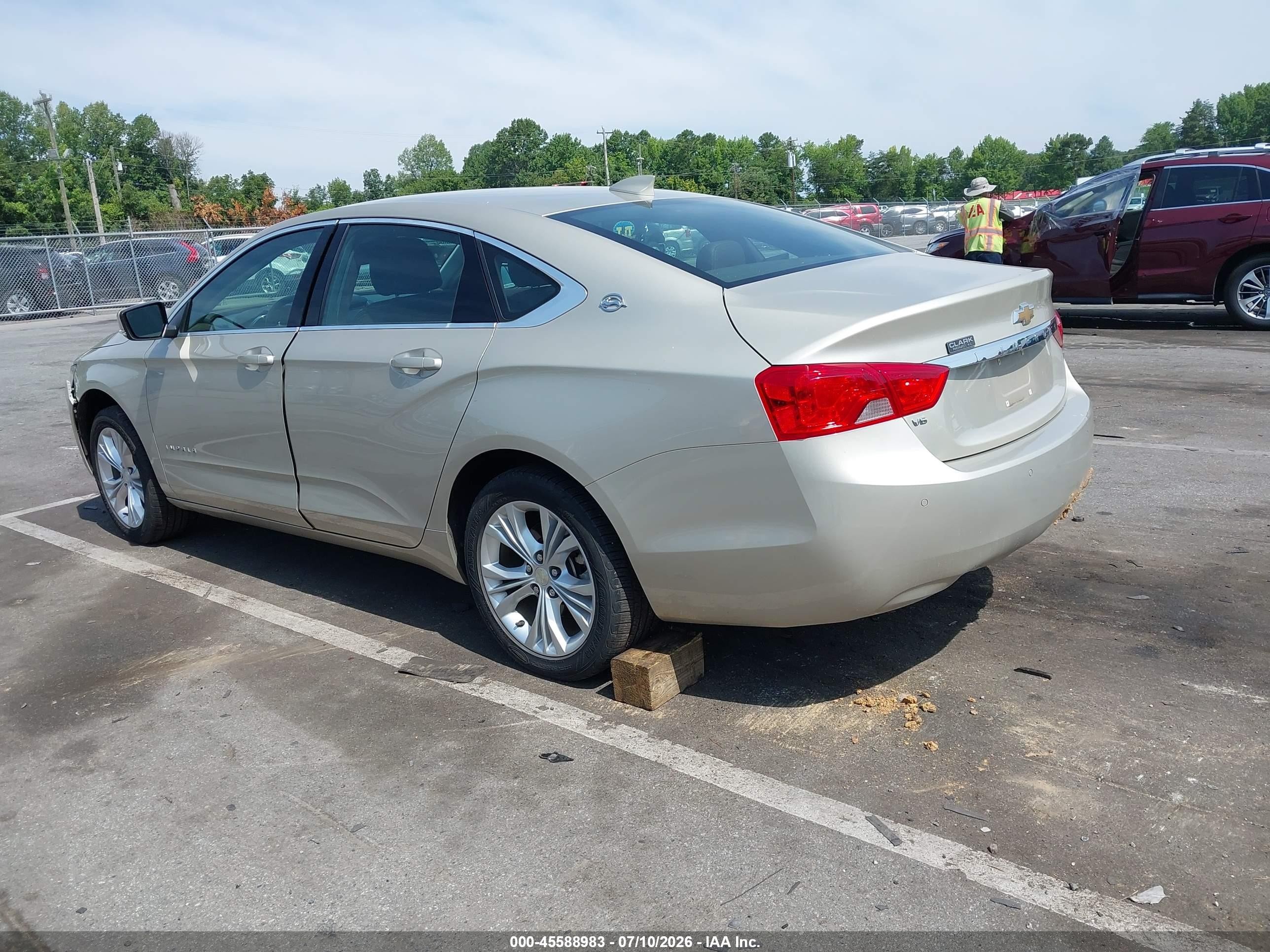 2015 Chevrolet Impala 2lt Beige vin: 2G1125S37F9233495