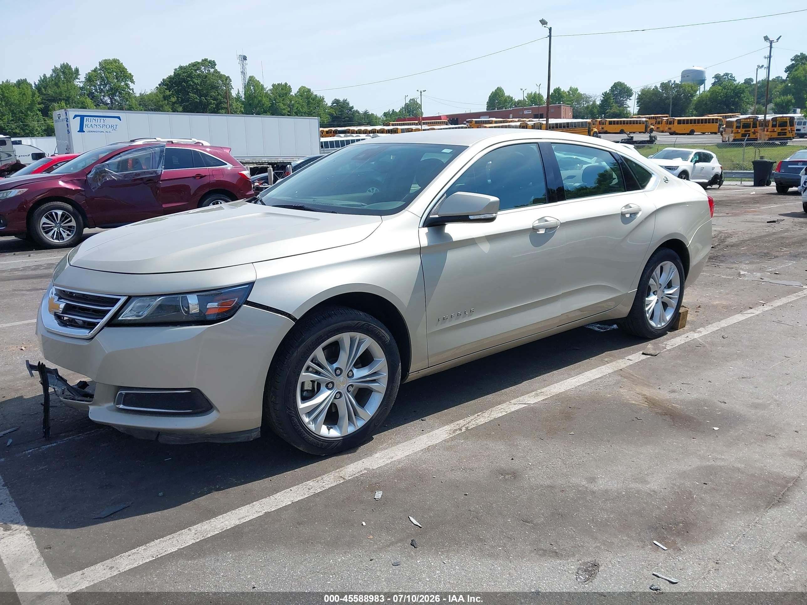 2015 Chevrolet Impala 2lt Beige vin: 2G1125S37F9233495