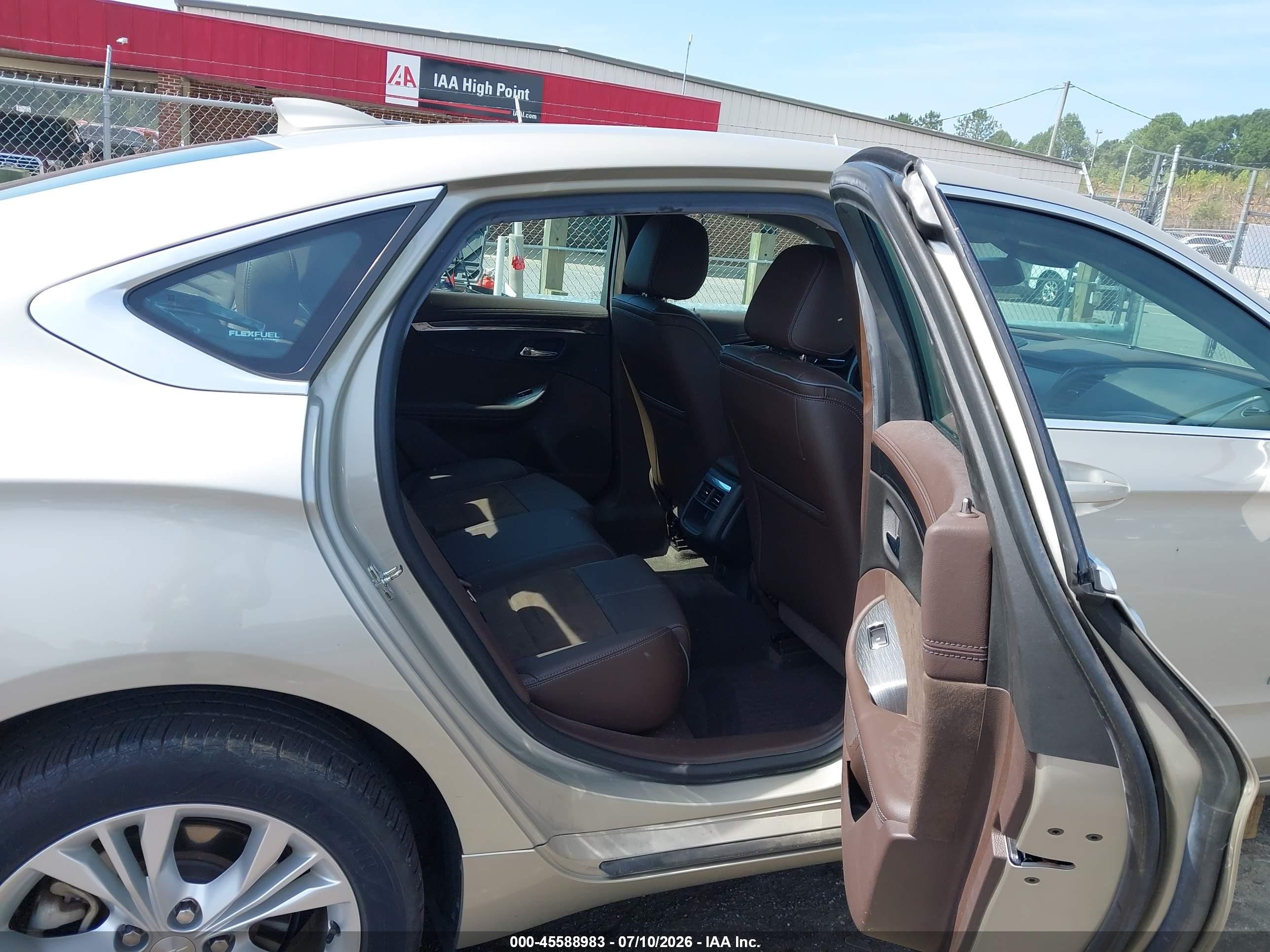 2015 Chevrolet Impala 2lt Beige vin: 2G1125S37F9233495