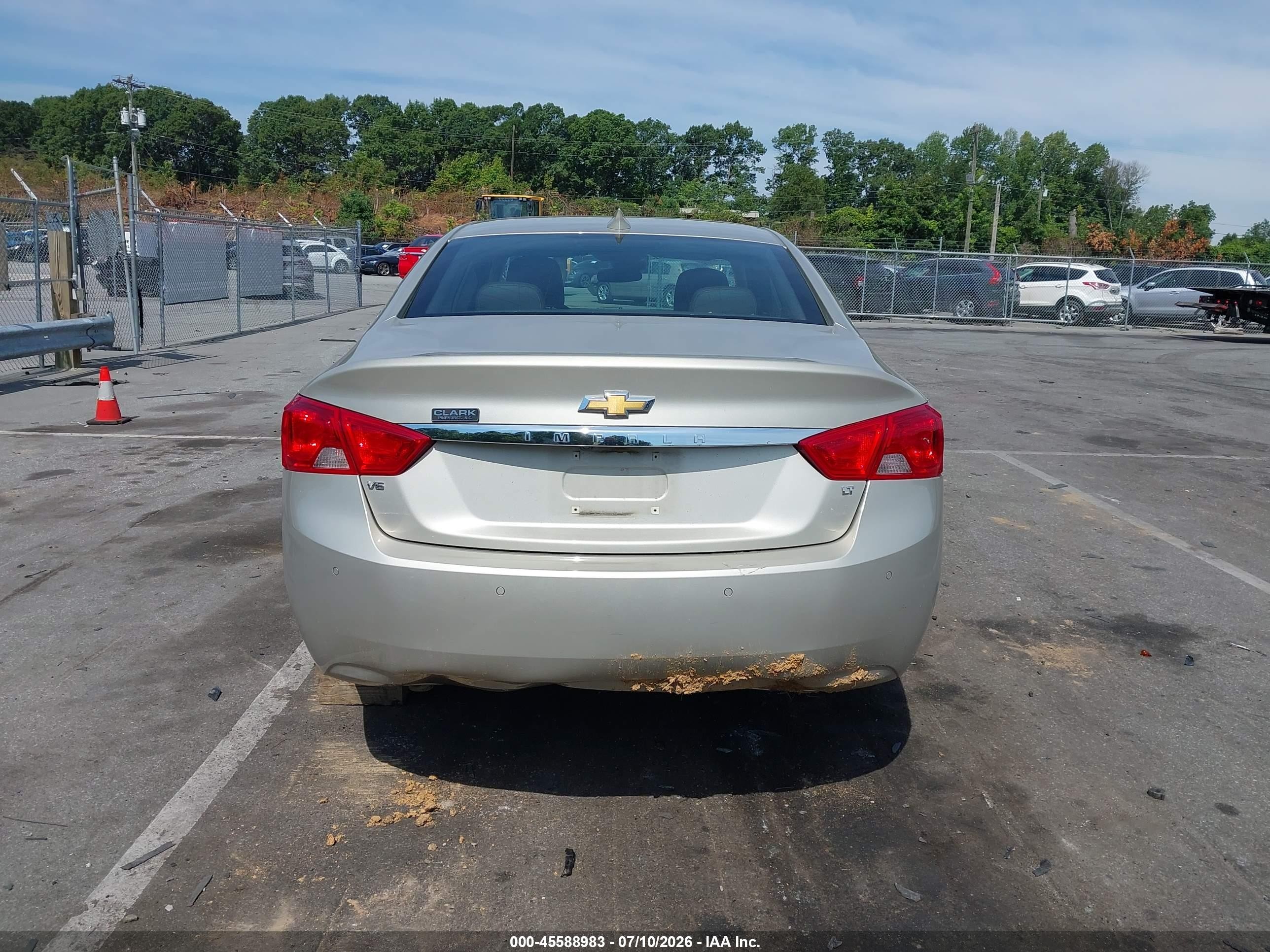 2015 Chevrolet Impala 2lt Beige vin: 2G1125S37F9233495