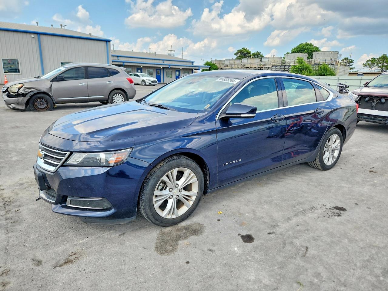 2015 Chevrolet Impala Lt Blue vin: 2G1125S37F9256663