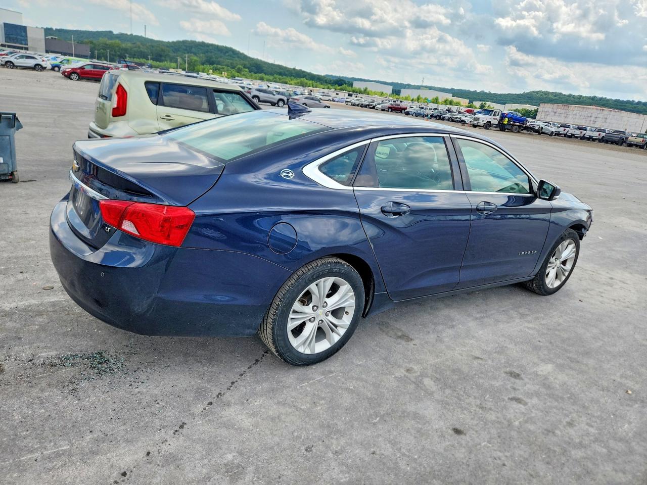 2015 Chevrolet Impala Lt Blue vin: 2G1125S37F9256663