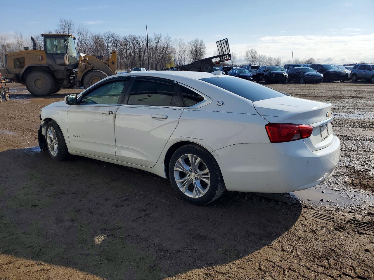 2014 Chevrolet Impala Lt White vin: 2G1125S38E9102476