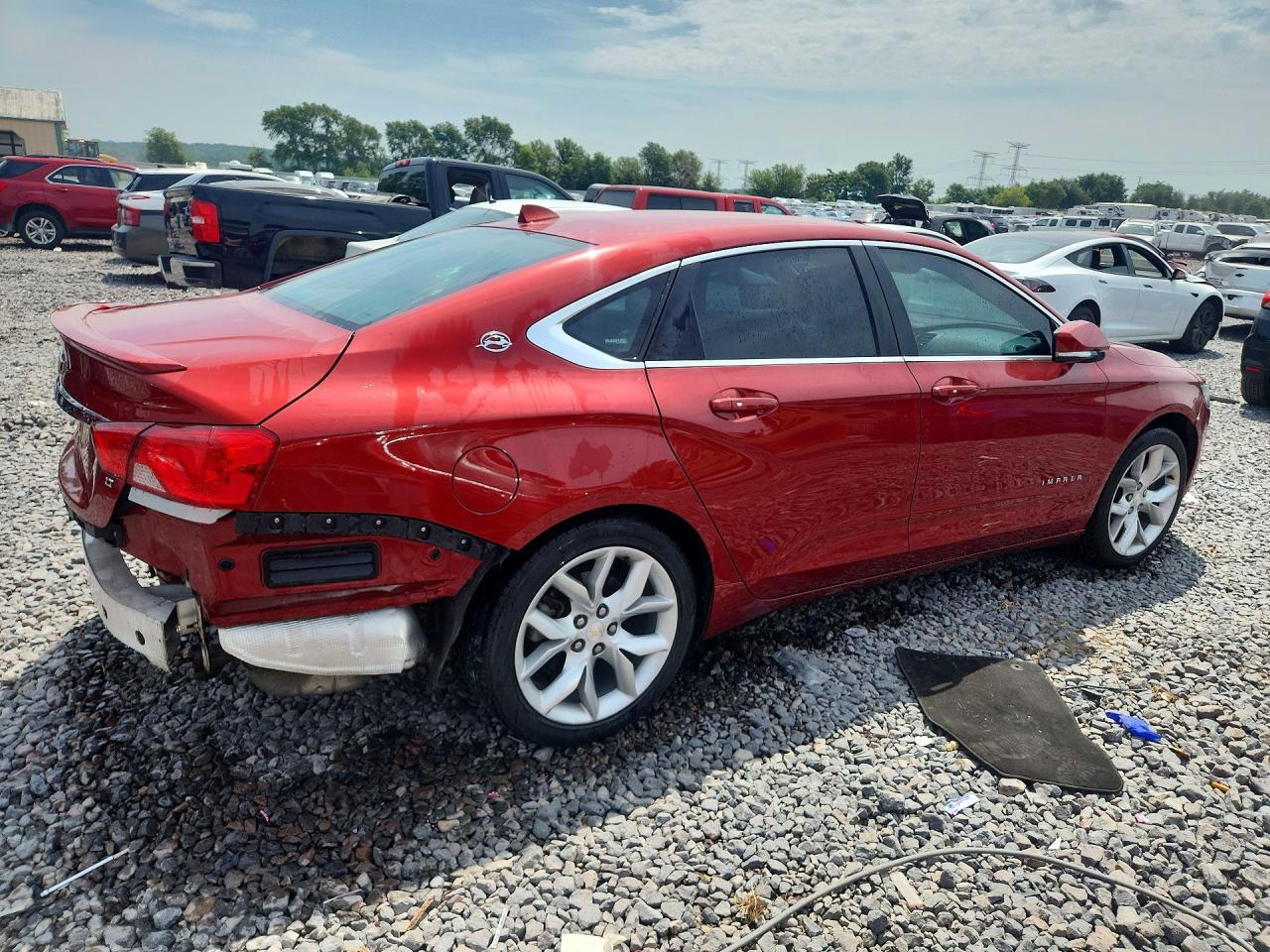 2014 Chevrolet Impala Lt Red vin: 2G1125S38E9135669