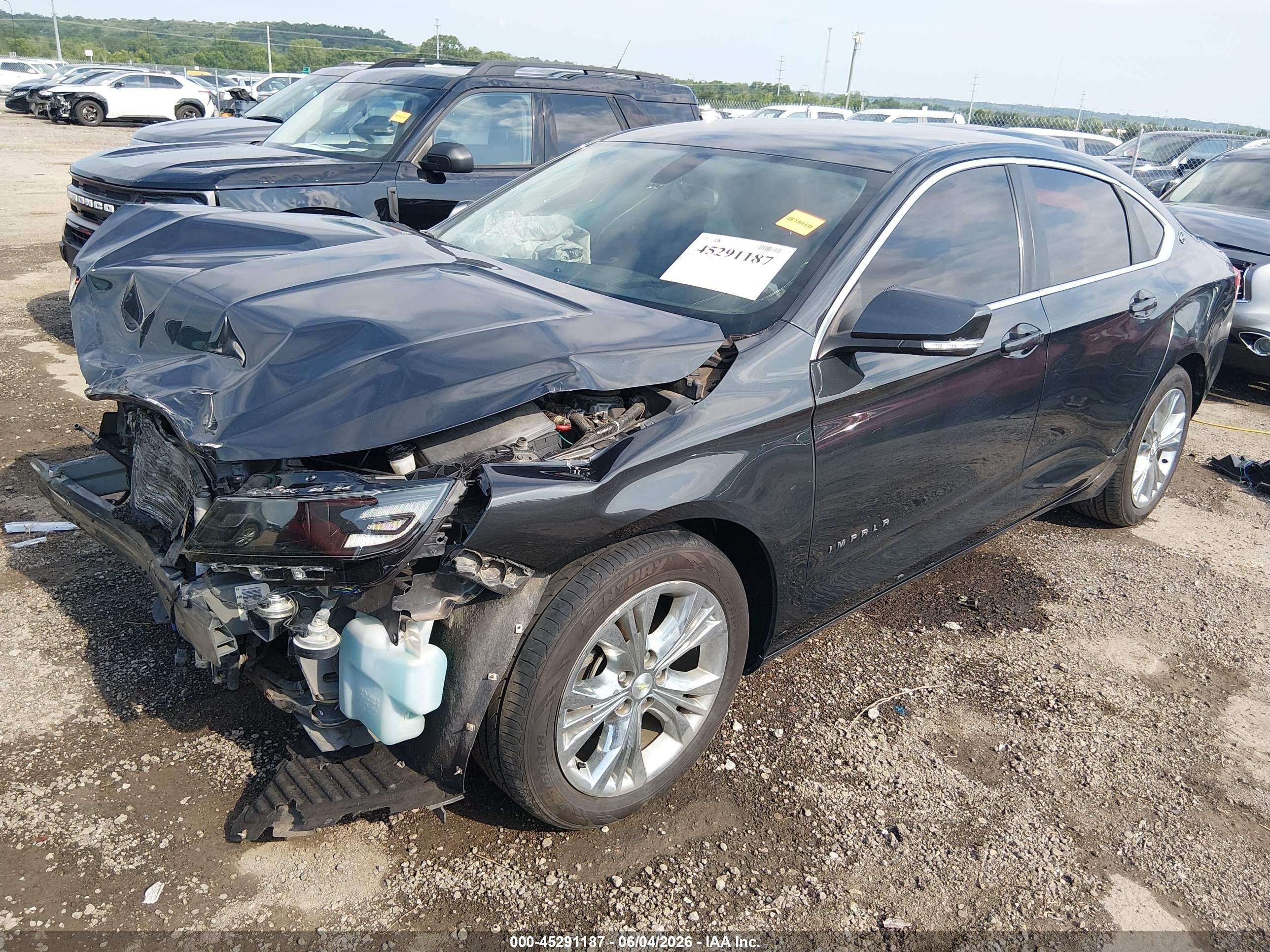2014 Chevrolet Impala 2lt Gray vin: 2G1125S38E9147353