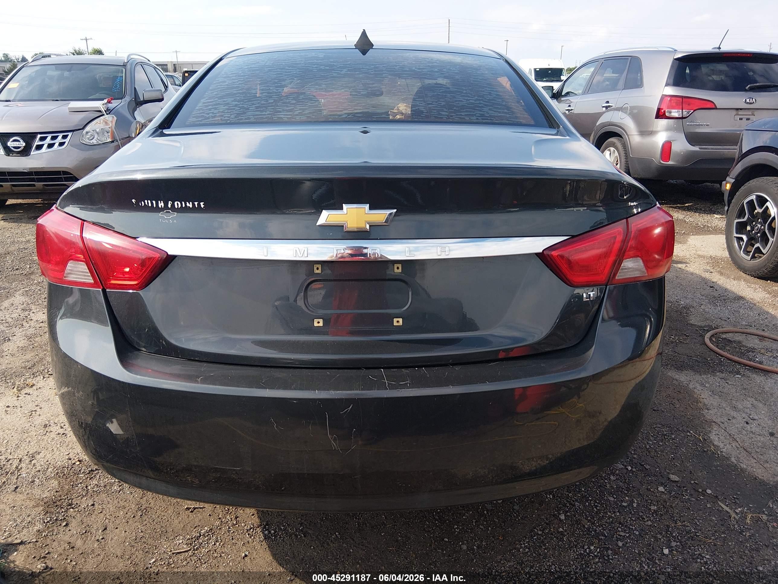 2014 Chevrolet Impala 2lt Gray vin: 2G1125S38E9147353