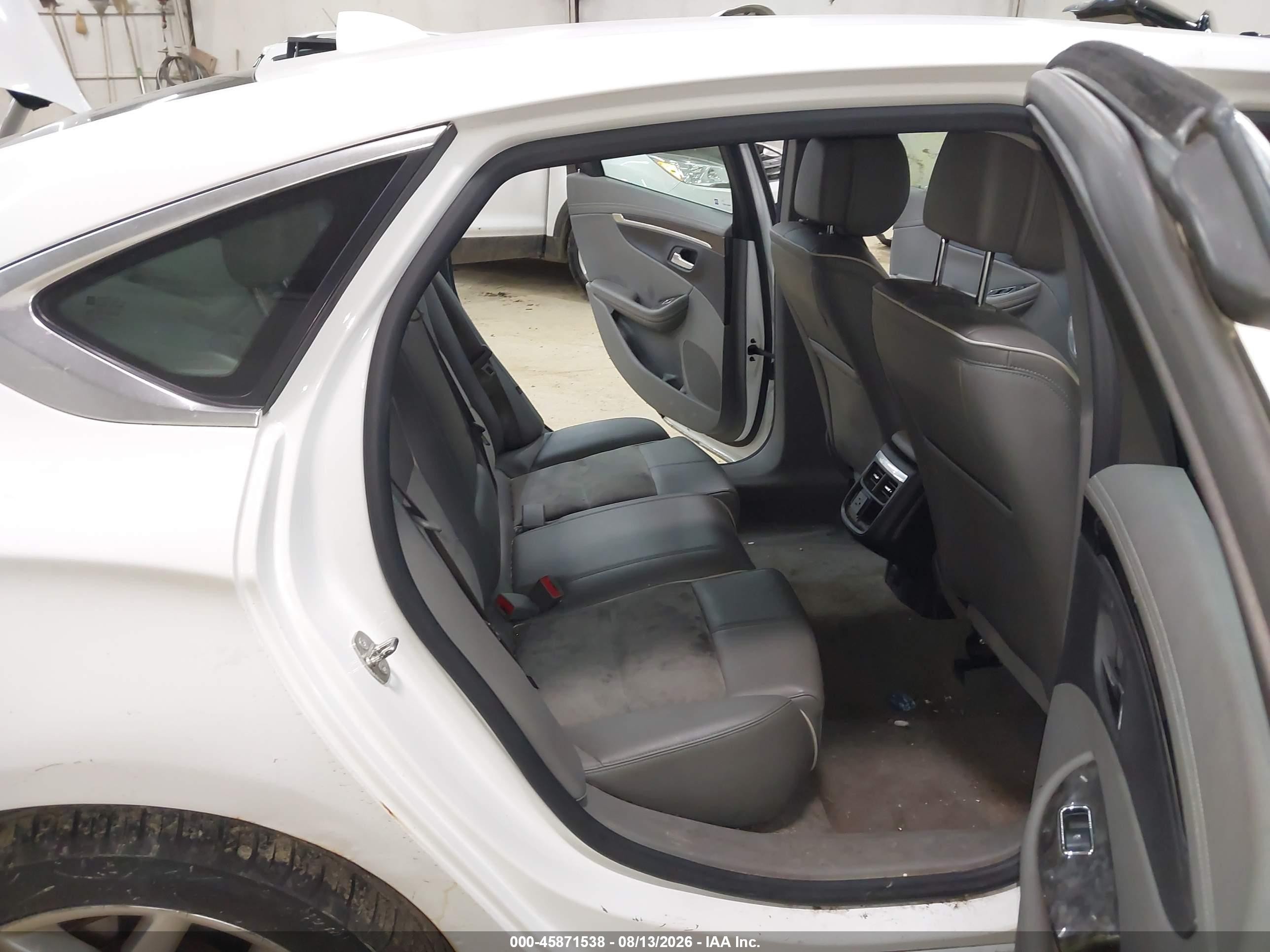 2014 Chevrolet Impala 2lt White vin: 2G1125S38E9168591